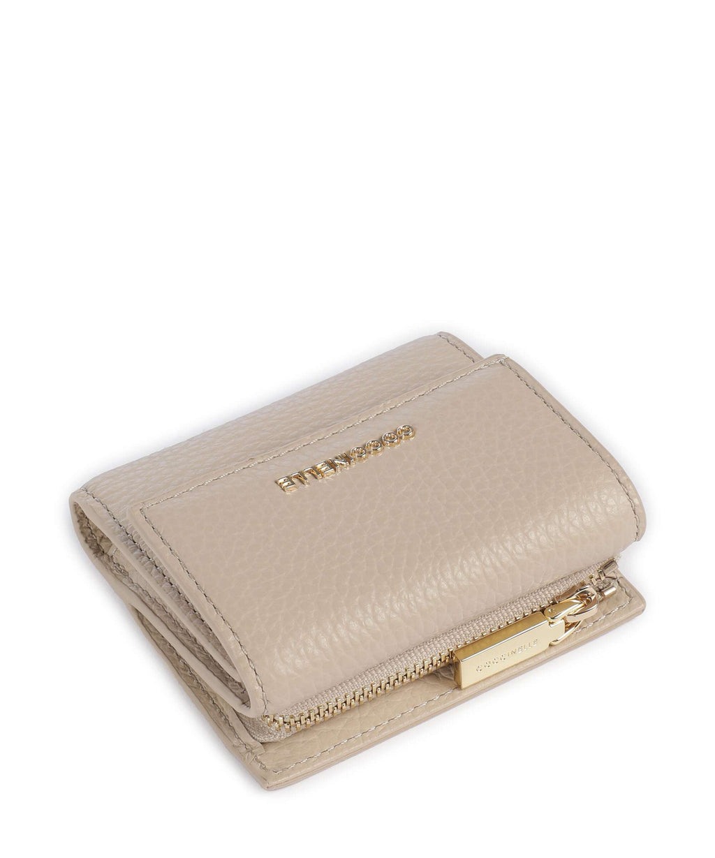 Coccinelle Metallic Soft Wallet sandshell