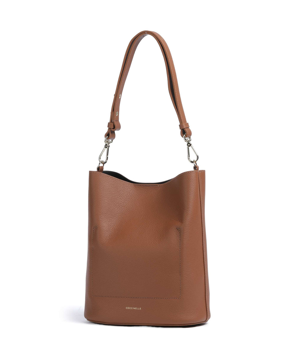Coccinelle Nikla Bucket bag cognac/noir
