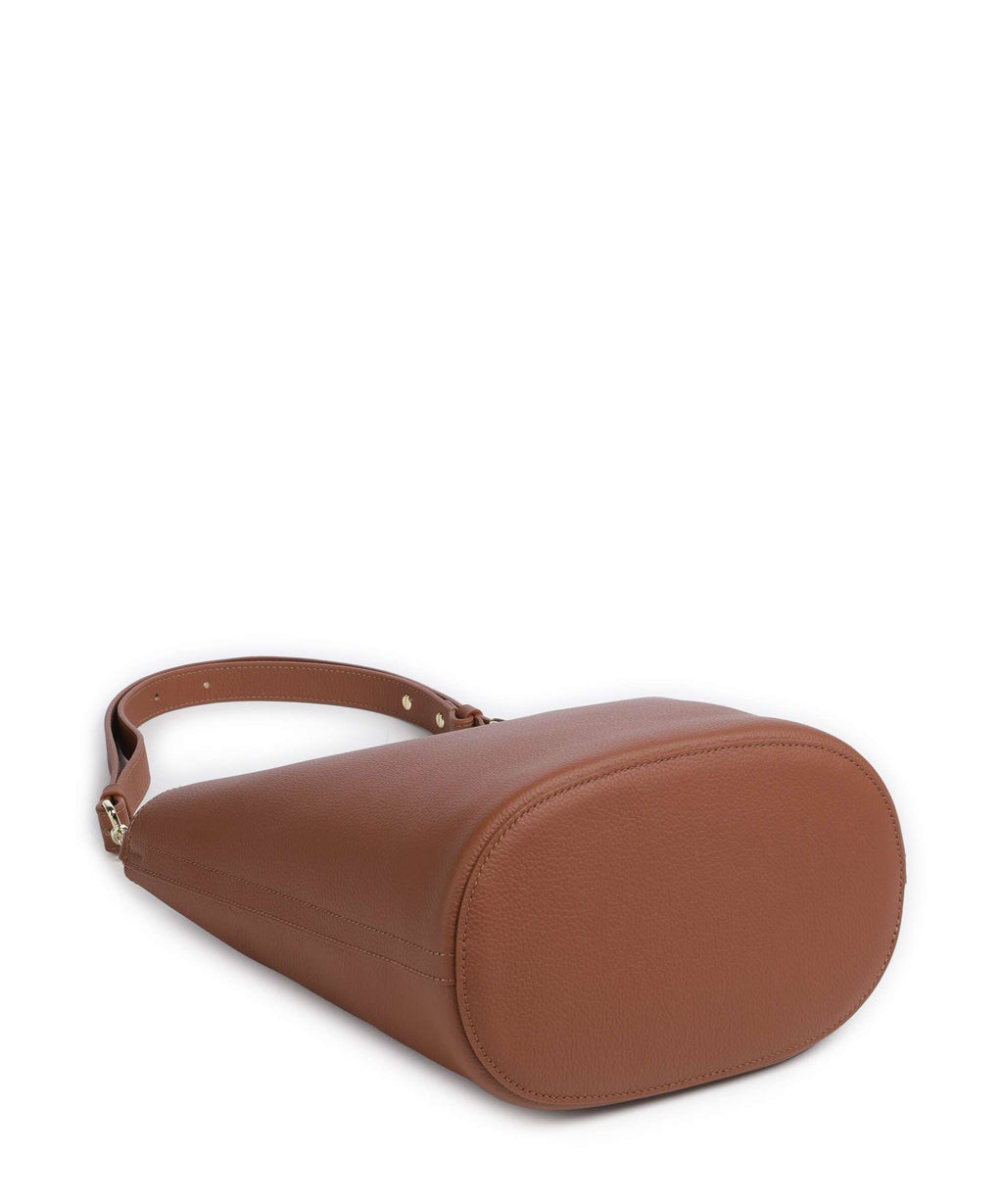 Coccinelle Nikla Bucket bag cognac/noir