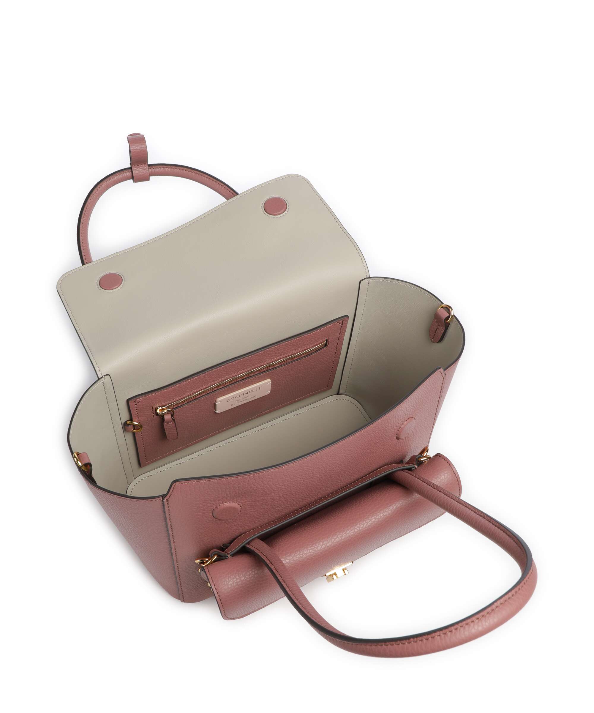 Coccinelle Beat Double Handbag winter rose