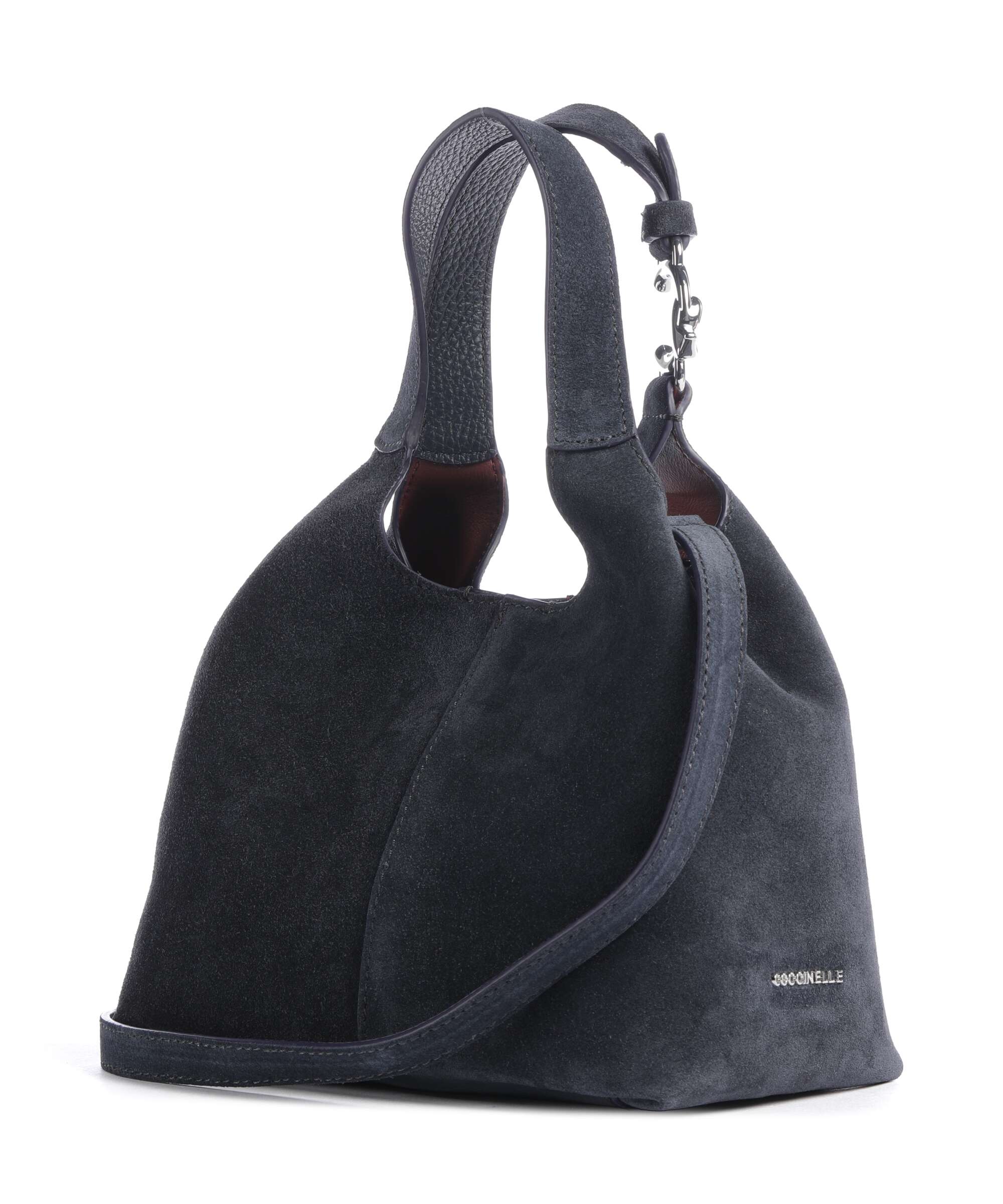 Coccinelle C-Easy Suede Handbag midnight blue