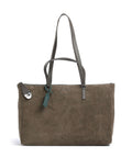 Coccinelle Beat Generation Suede Tote bag fango