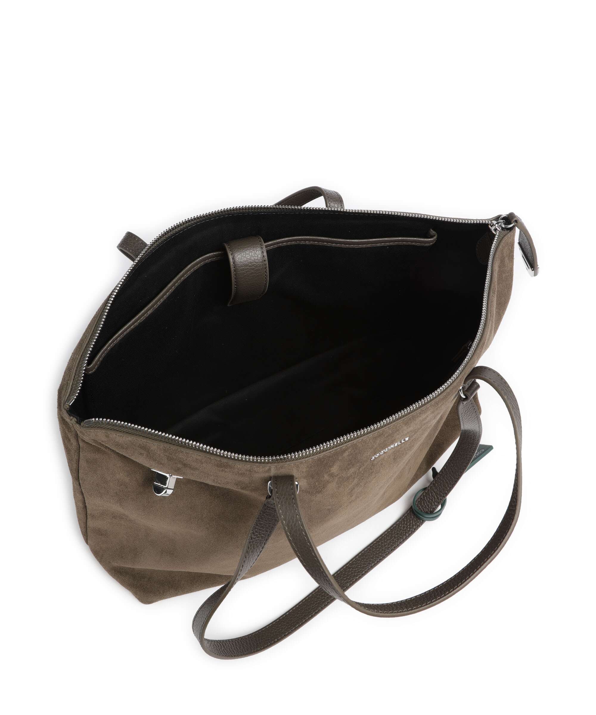 Coccinelle Beat Generation Suede Tote bag fango
