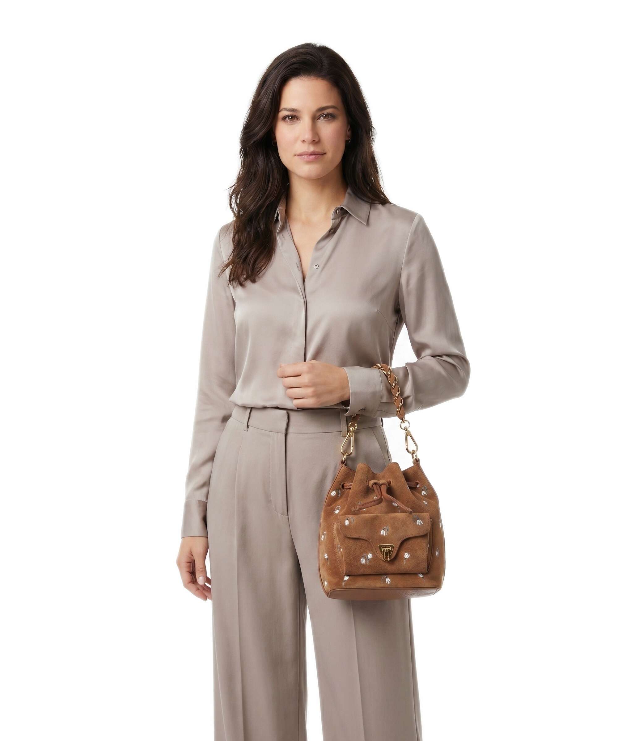 Coccinelle Beat Generation Bucket bag cognac