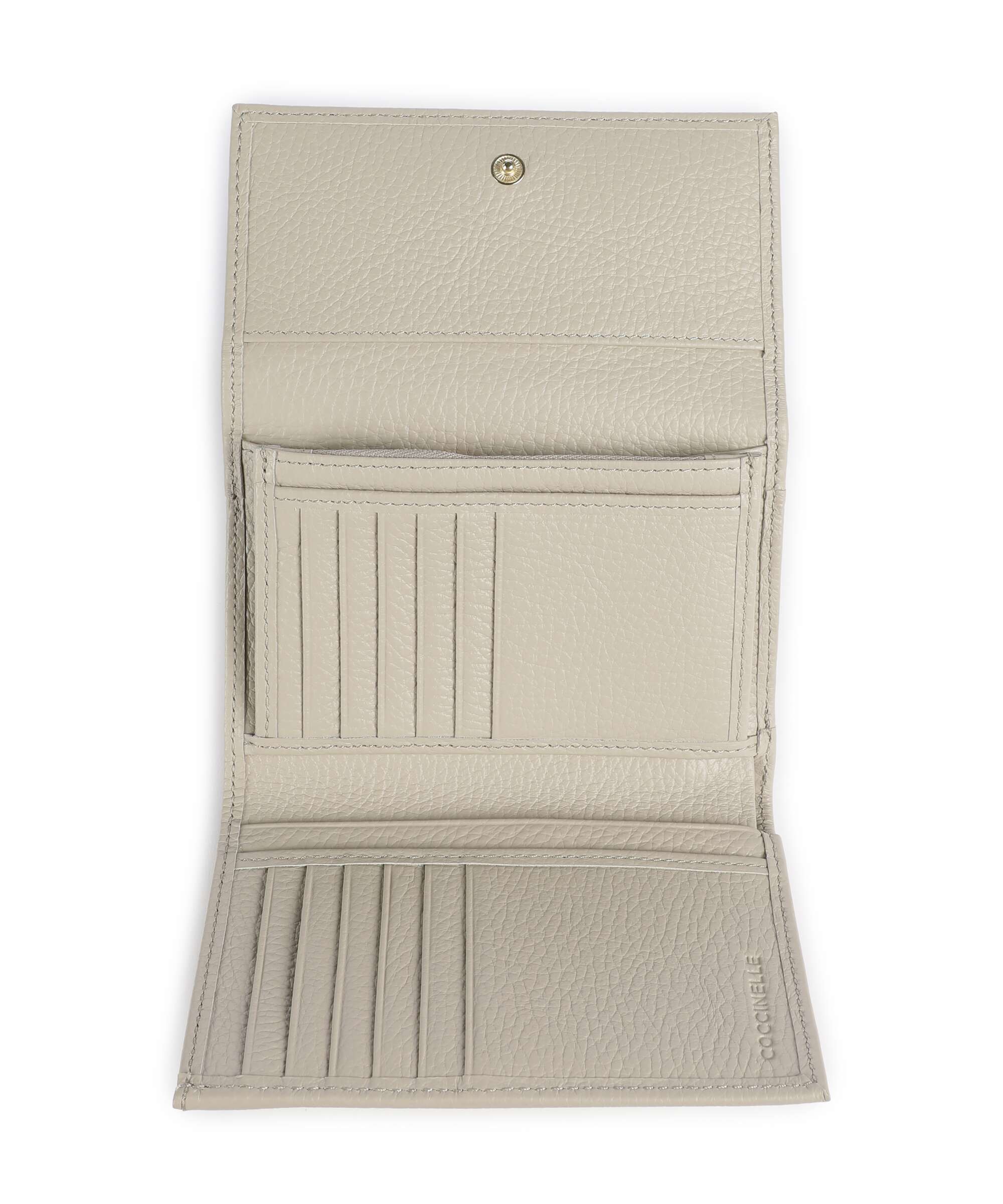 Coccinelle Metallic Soft Wallet eucalipto