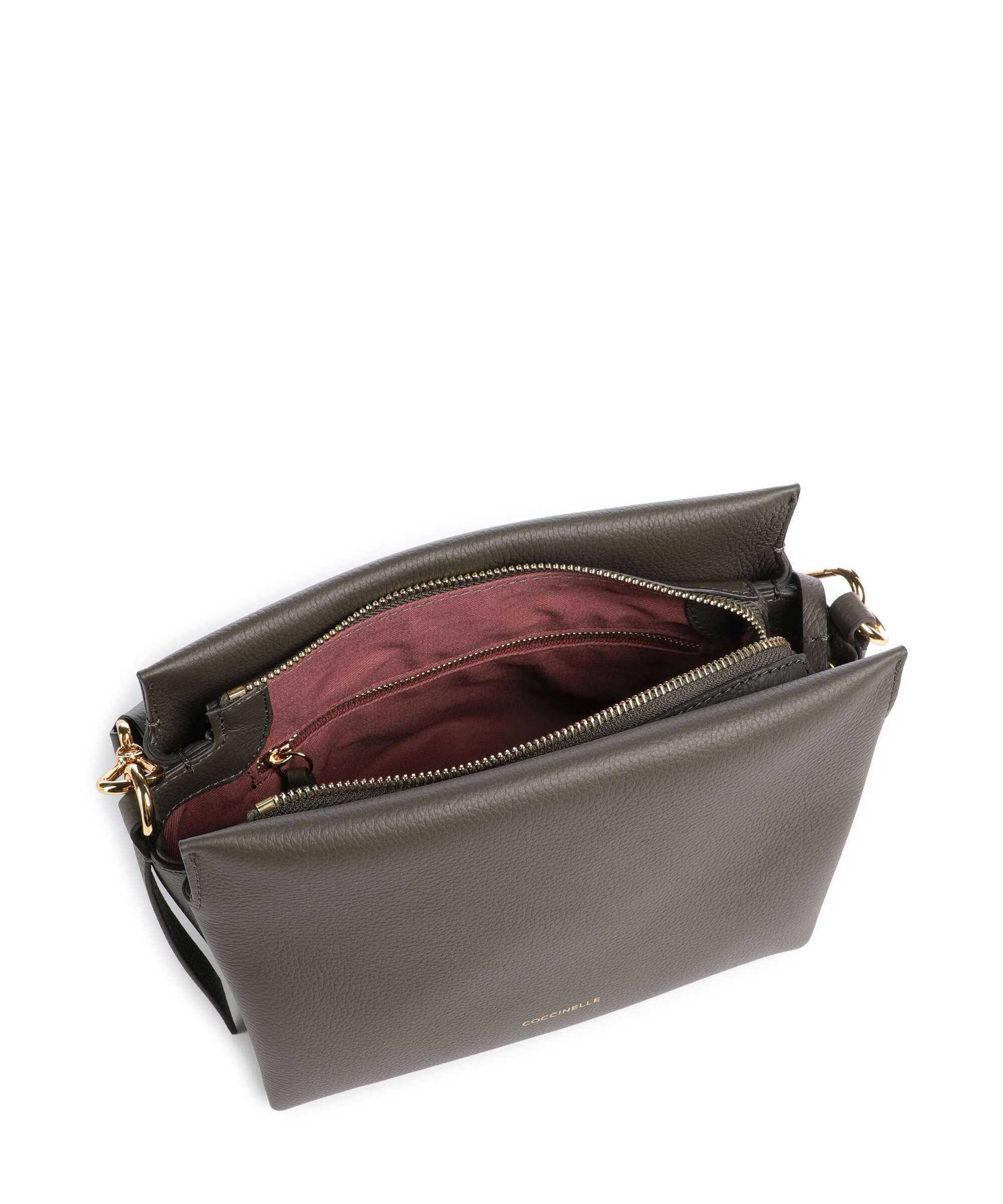 Coccinelle Boheme Grana Double Handbag fango/honey