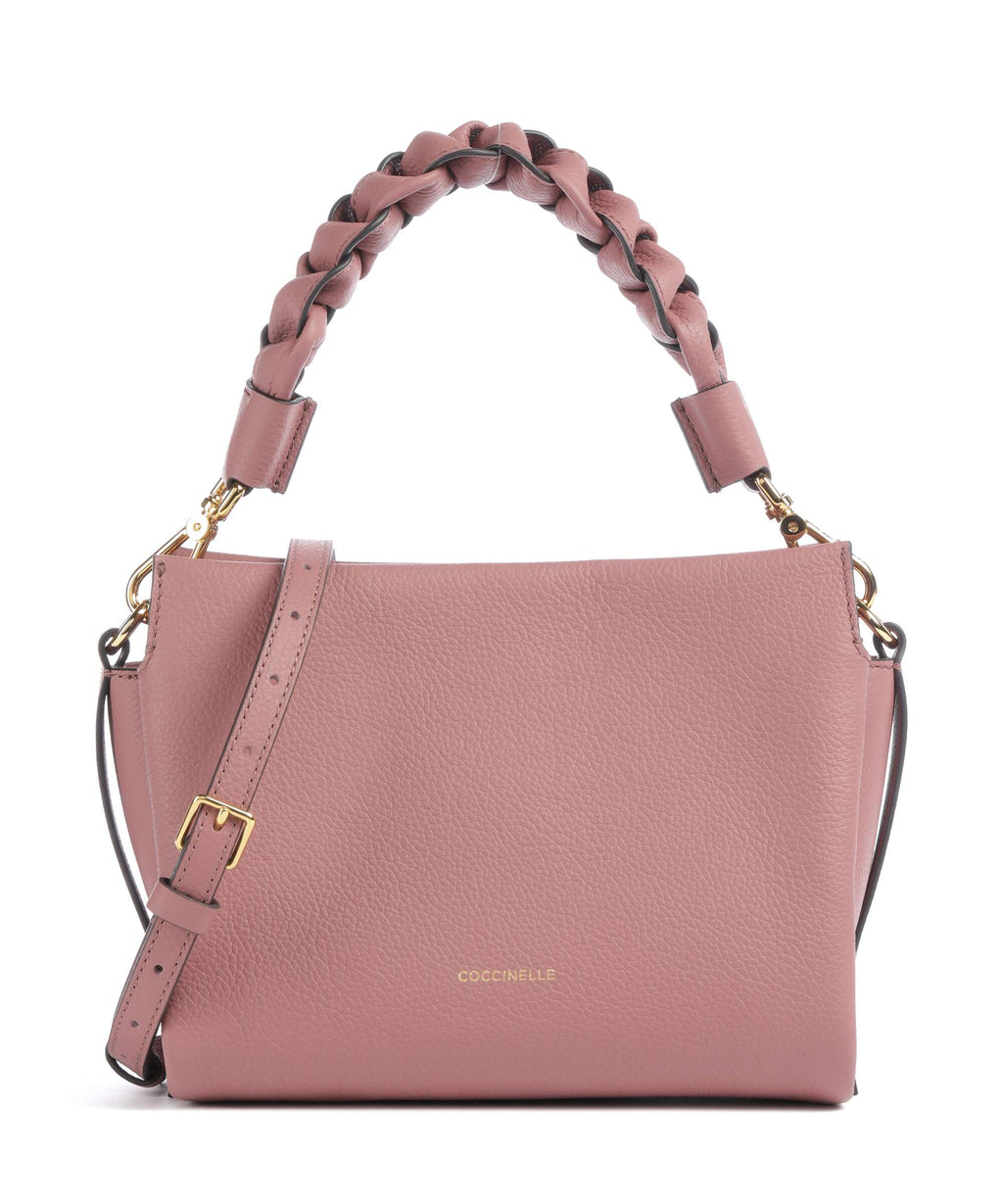 Coccinelle Boheme Grana Double Handbag winter rose/berry