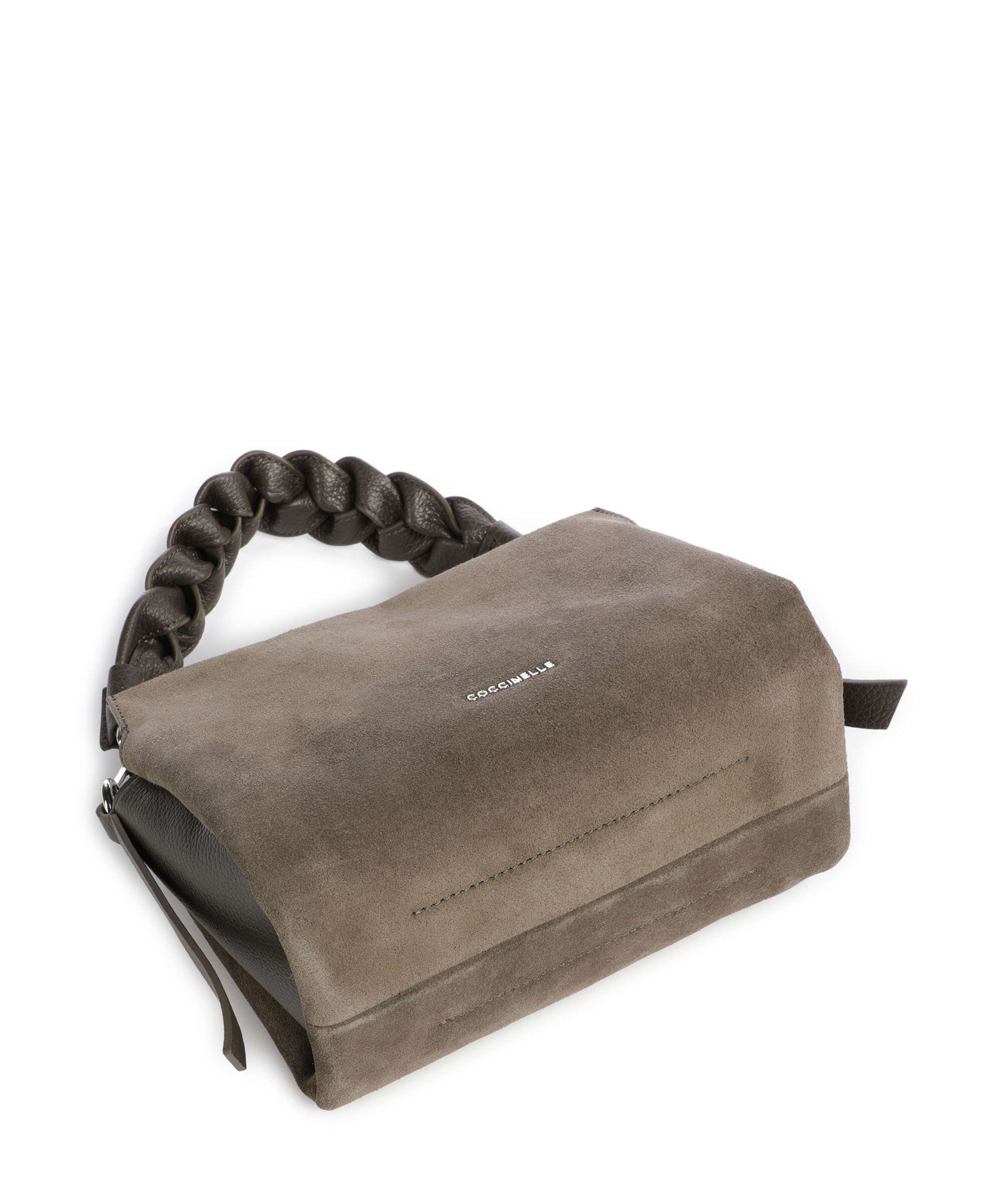 Coccinelle Boheme Suede Handbag fango