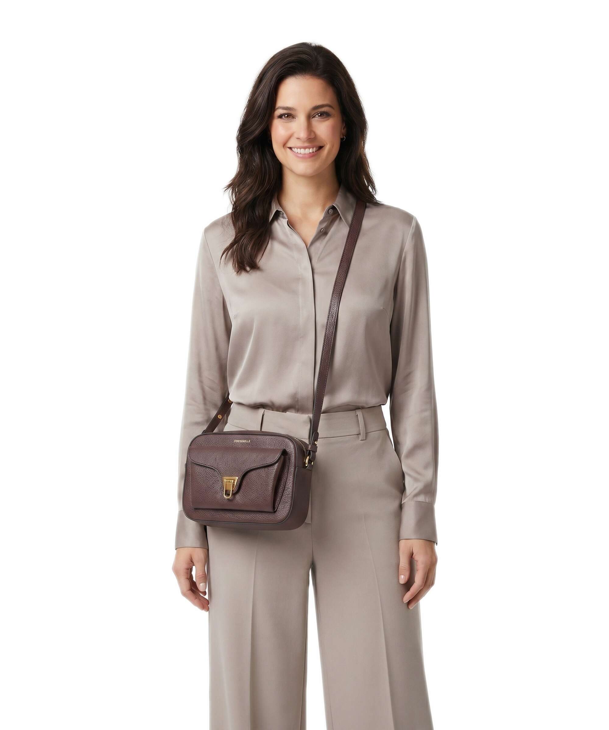 Coccinelle Beat Soft Crossbody bag berry