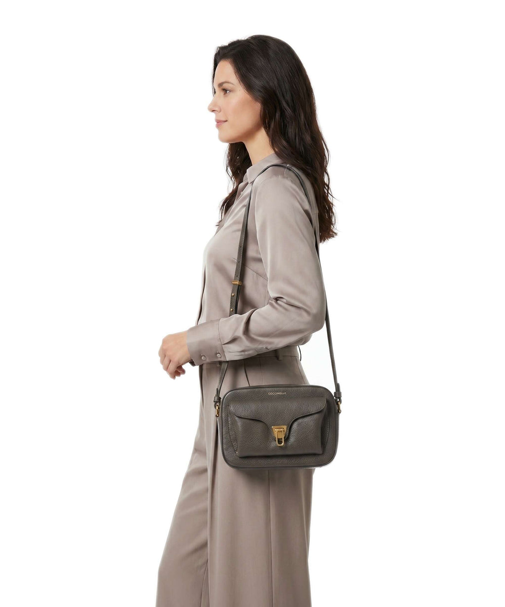 Coccinelle Beat Soft Crossbody bag fango