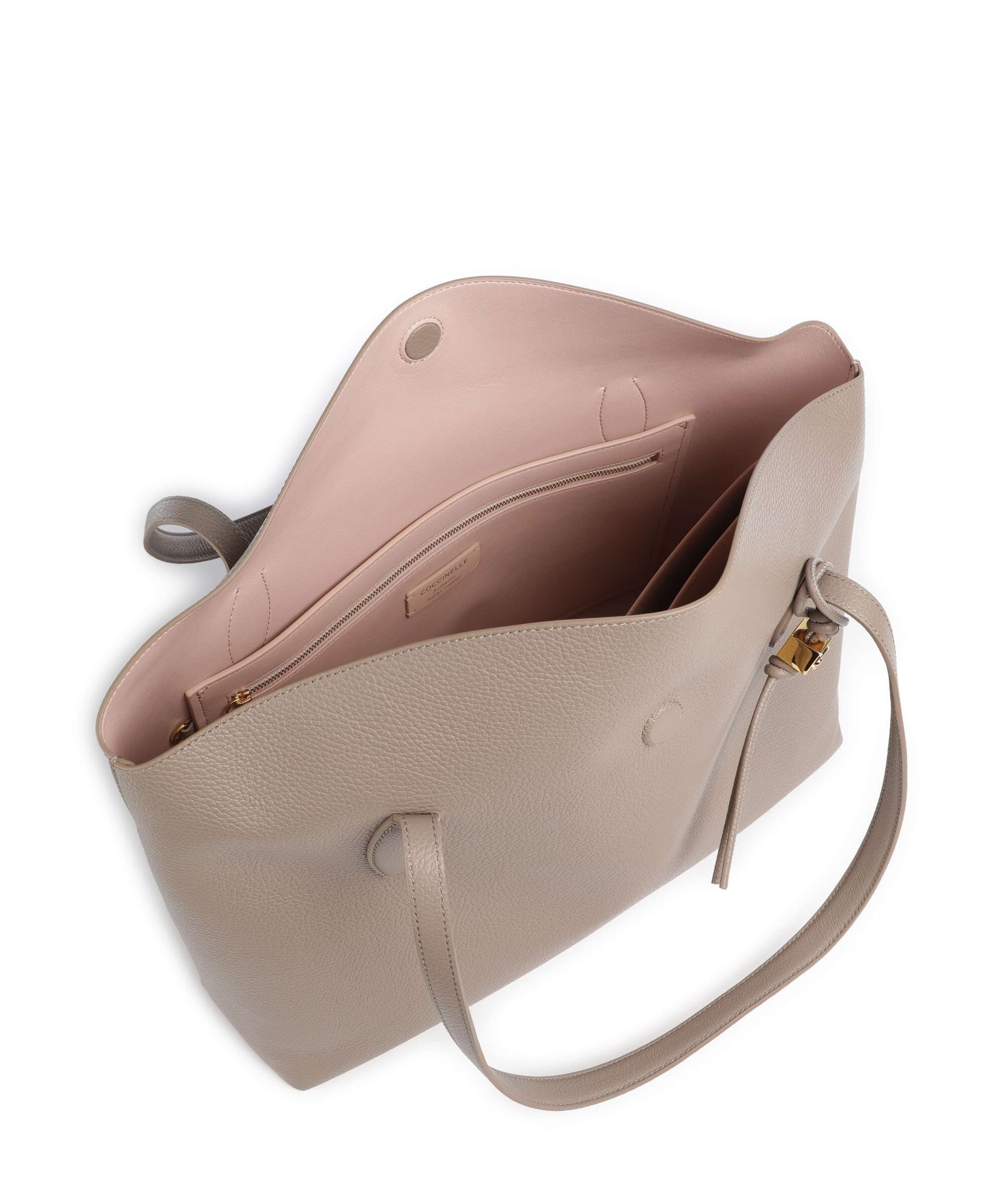 Coccinelle Thess Tote bag warm taupe