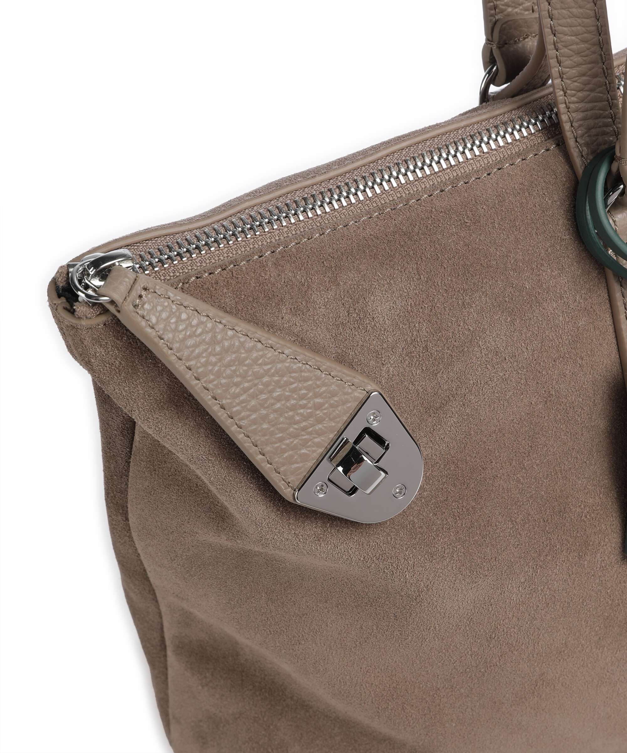 Coccinelle Beat Generation Suede Tote bag warm taupe