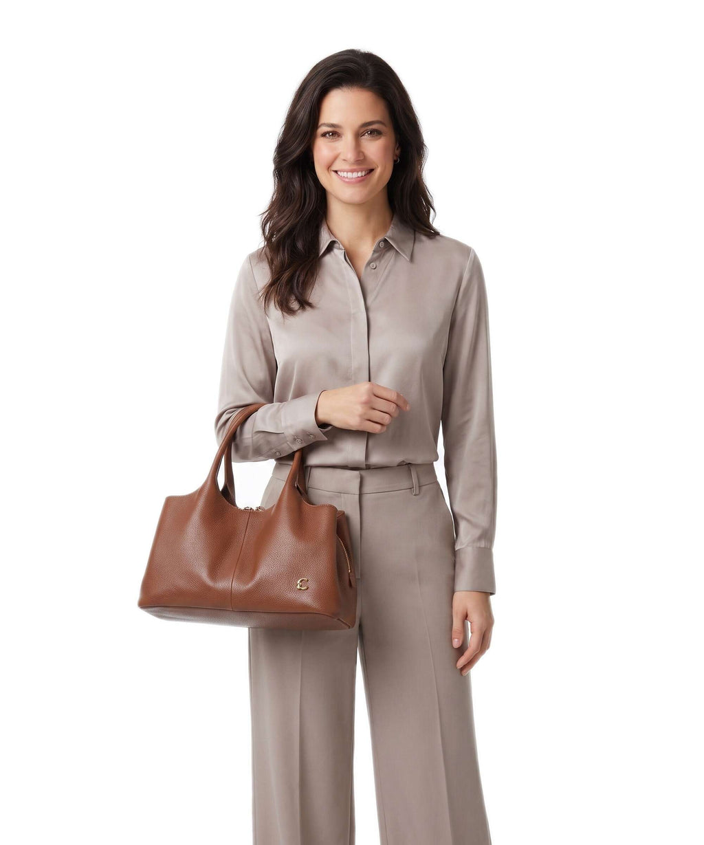 Coccinelle Nell Handbag cognac