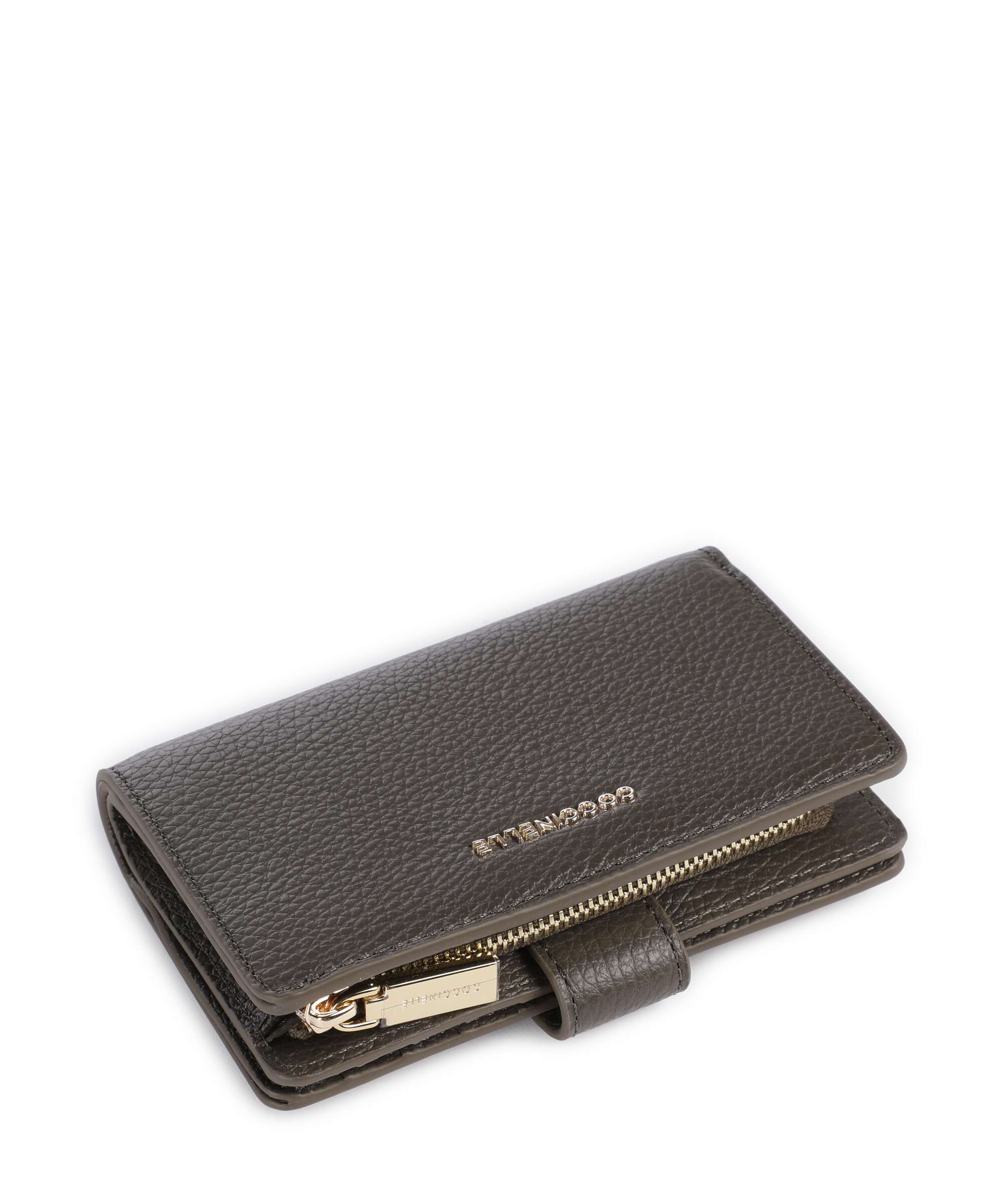 Coccinelle Metallic Soft Wallet fango