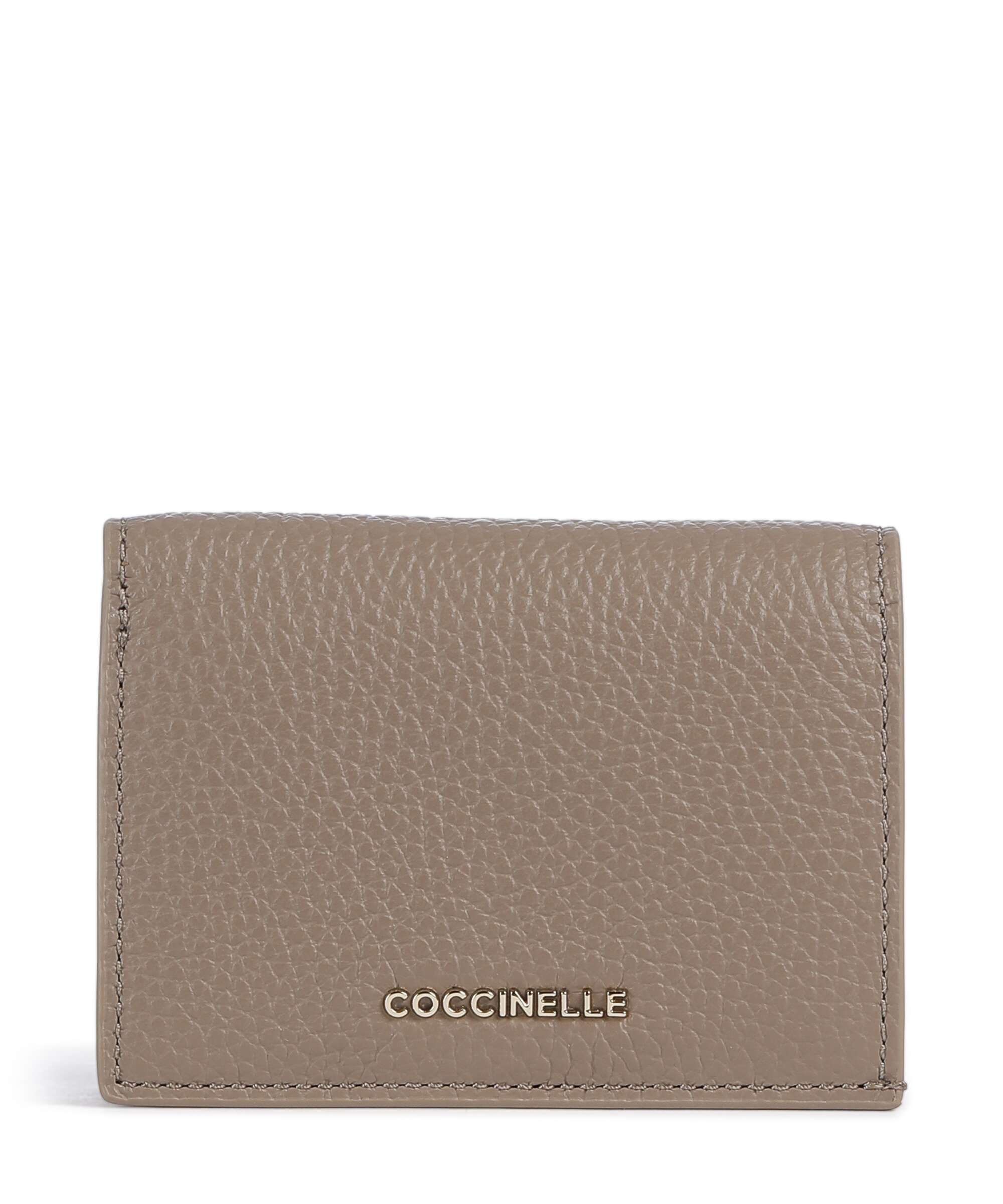 Coccinelle Metallic Soft Wallet warm taupe