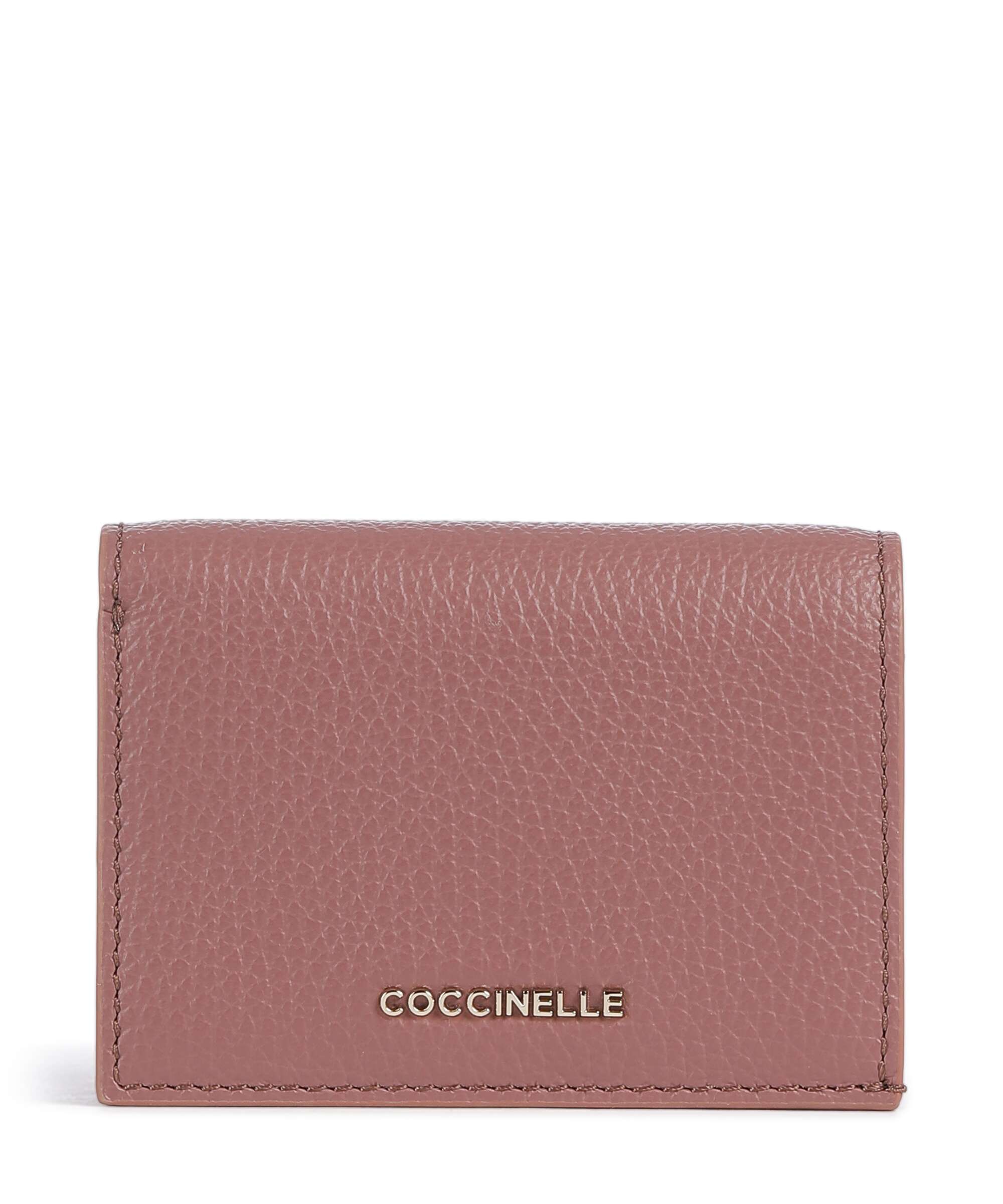 Coccinelle Metallic Soft Wallet winter rose