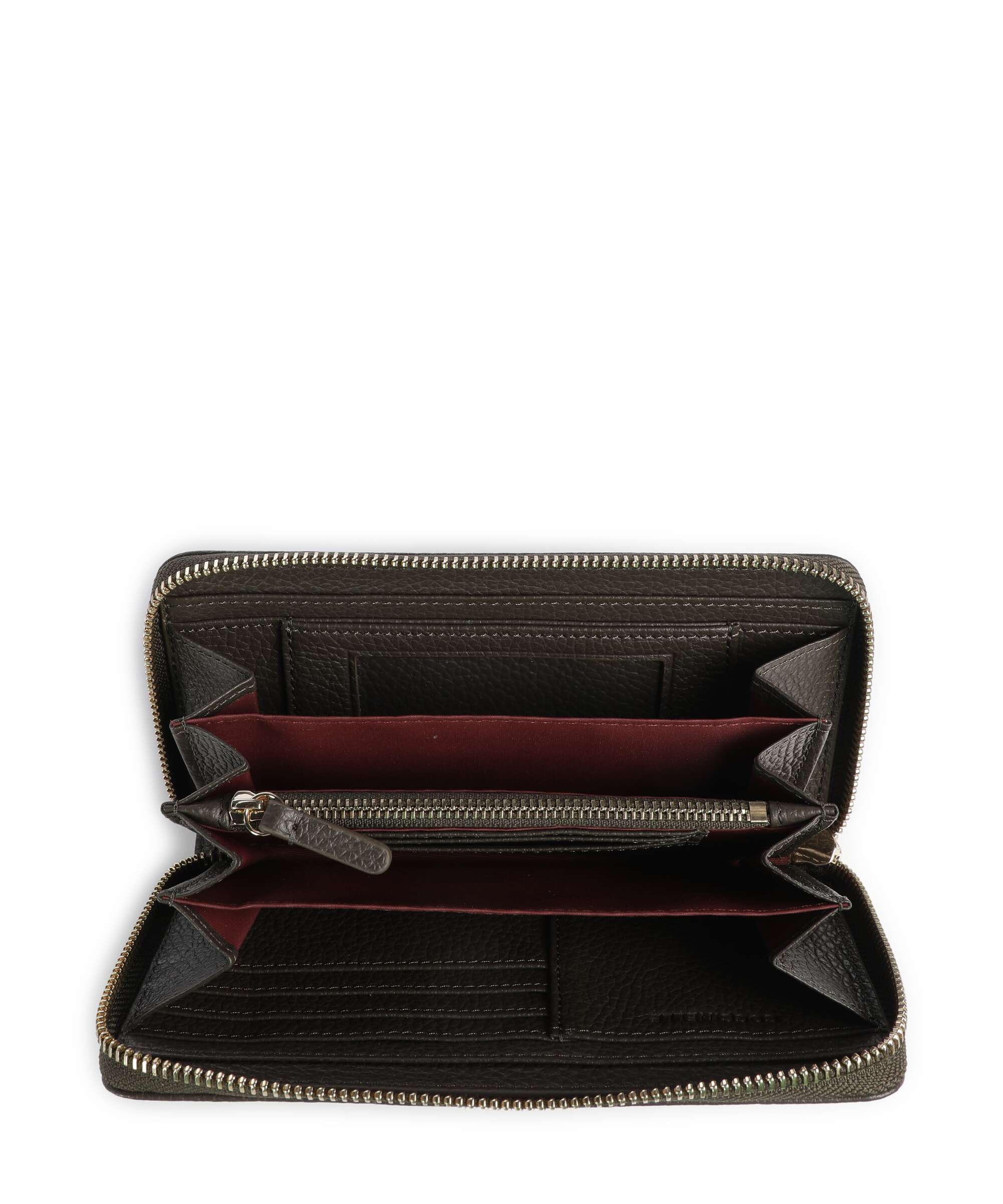 Coccinelle Metallic Soft Wallet fango