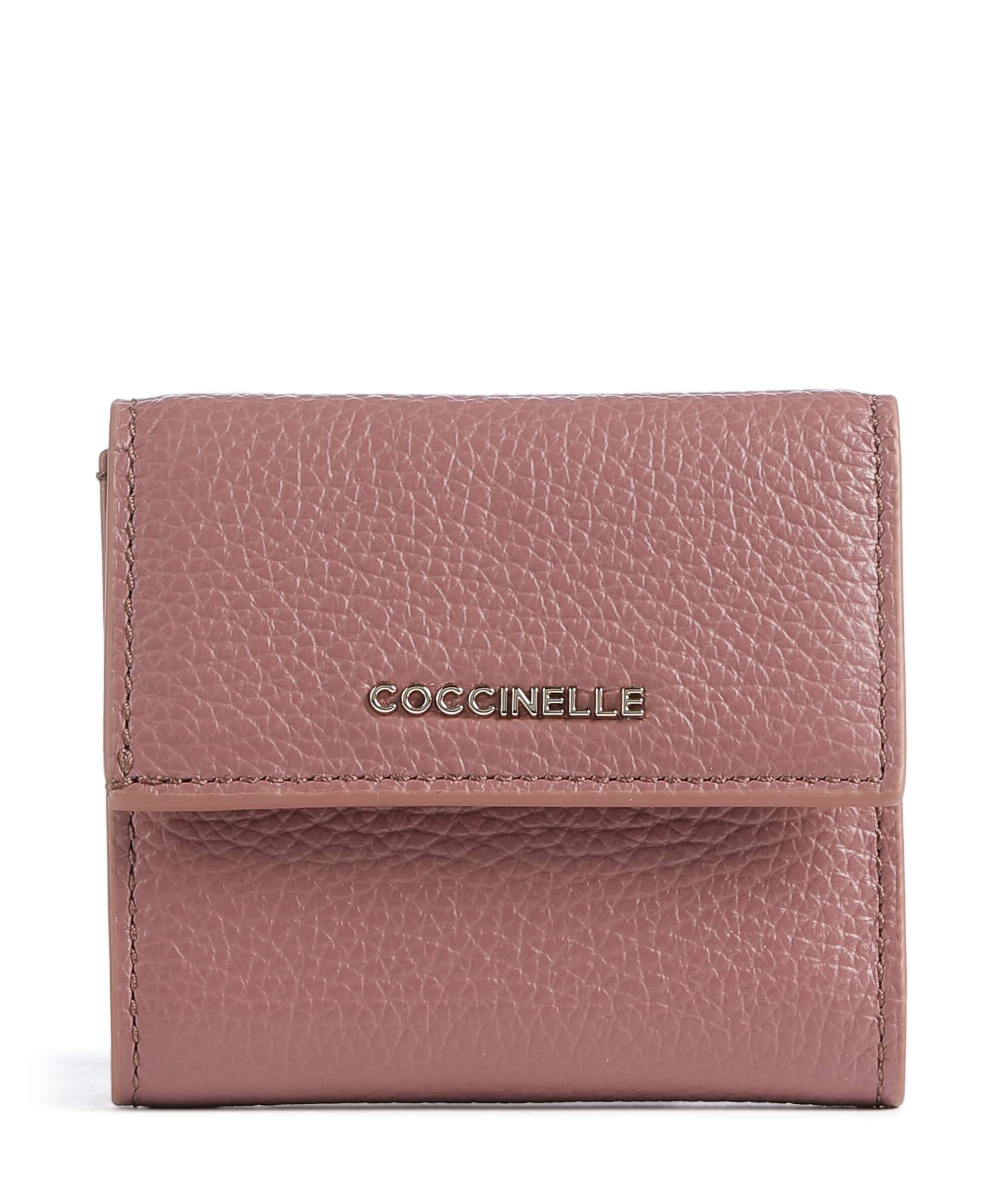 Coccinelle Metallic Soft Wallet winter rose