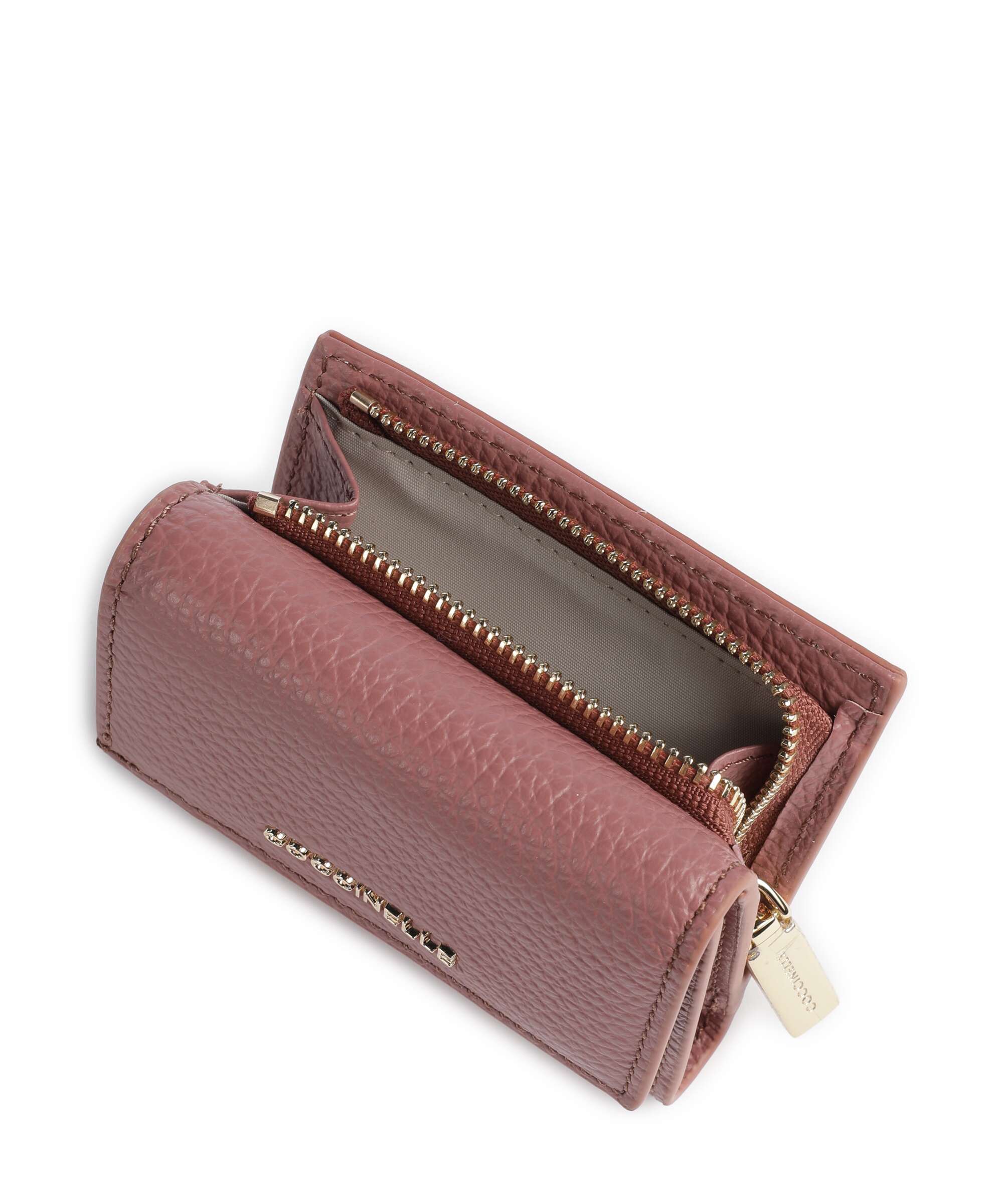 Coccinelle Metallic Soft Wallet winter rose