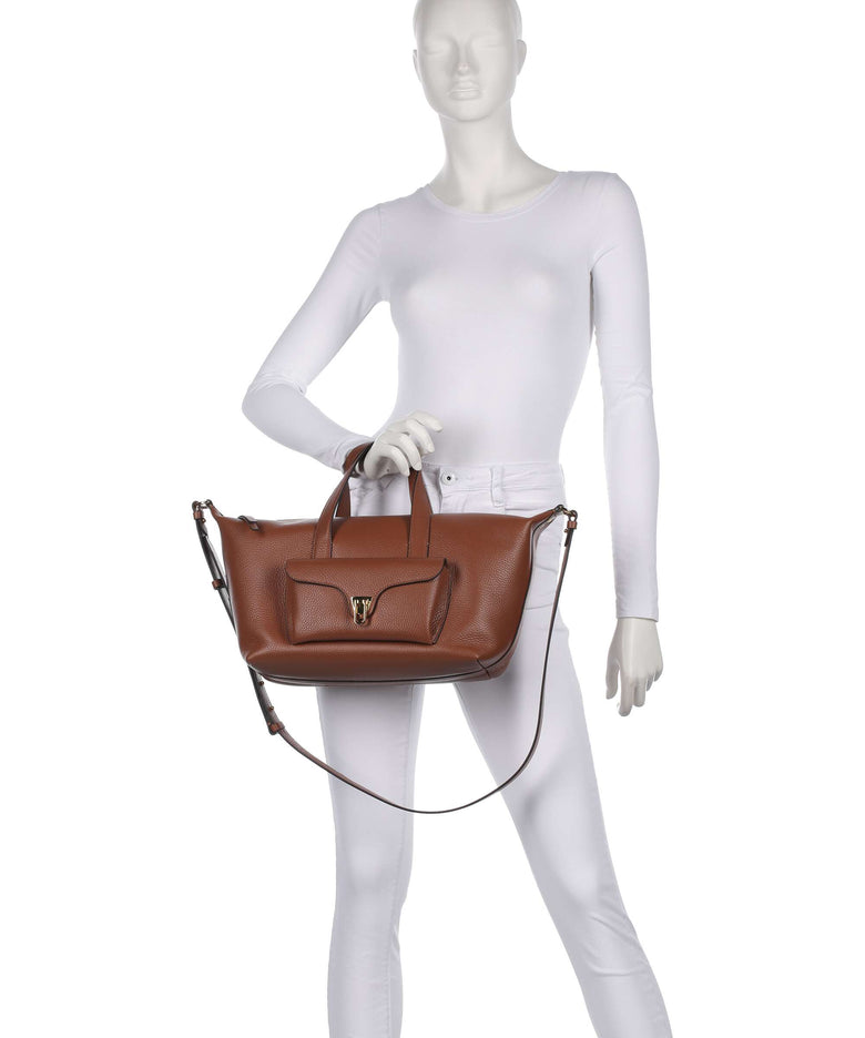 Coccinelle Beat Generation Handbag cognac