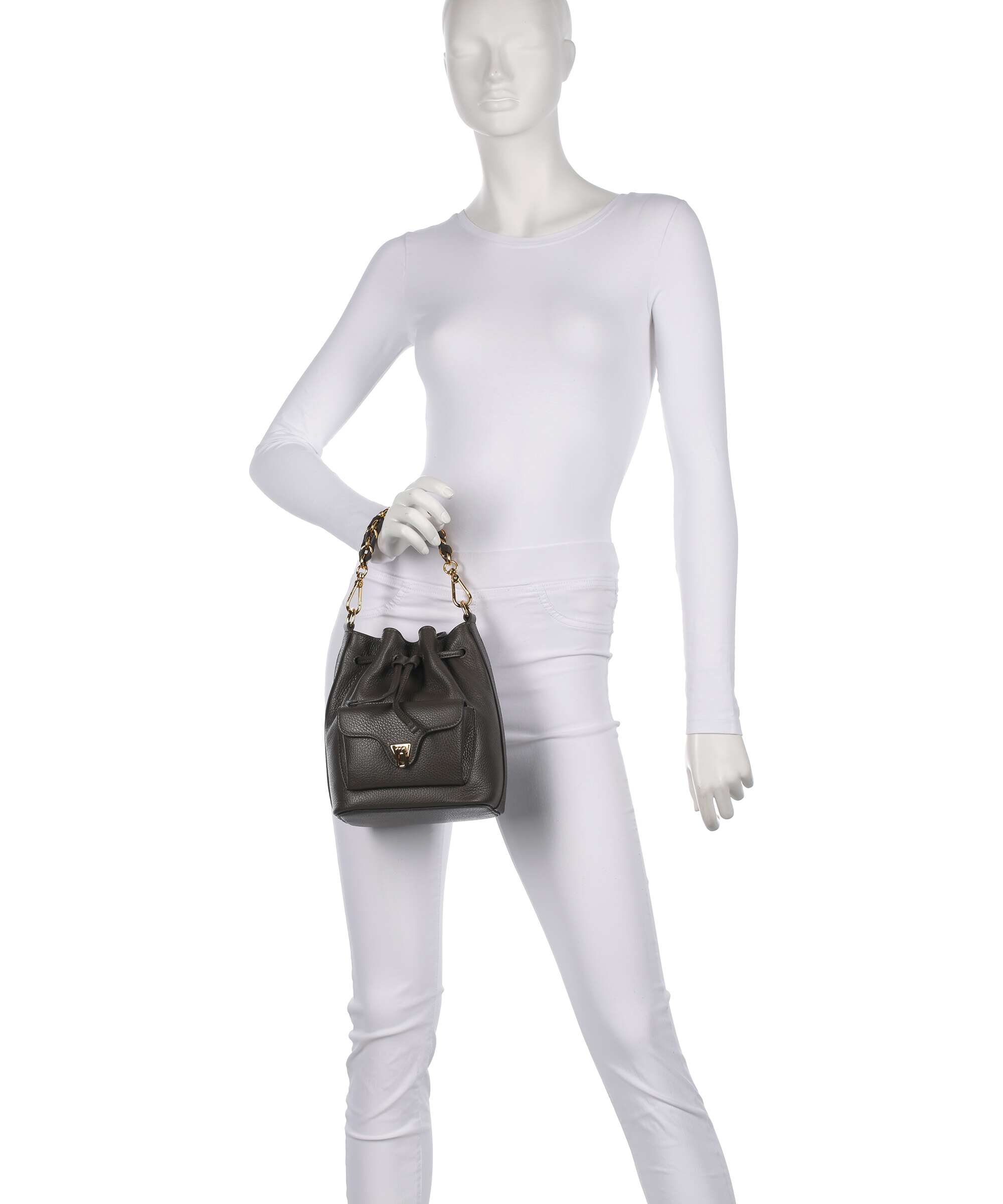 Coccinelle Beat Generation Bucket bag fango