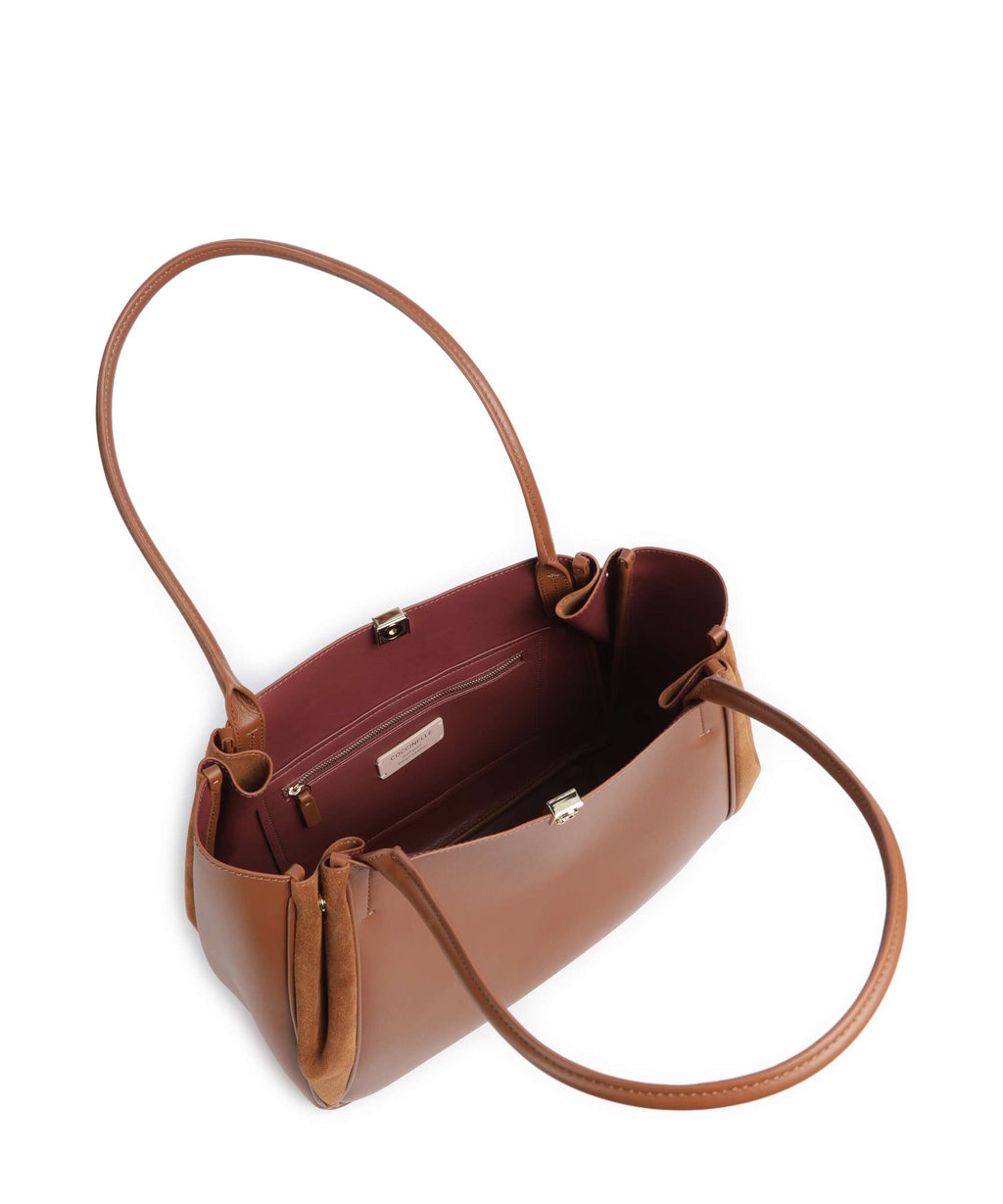 Coccinelle Pansy Tote bag cognac