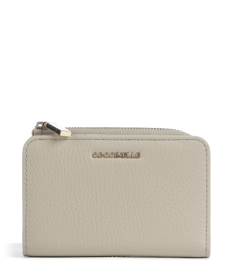 Coccinelle Metallic Soft Wallet eucalipto