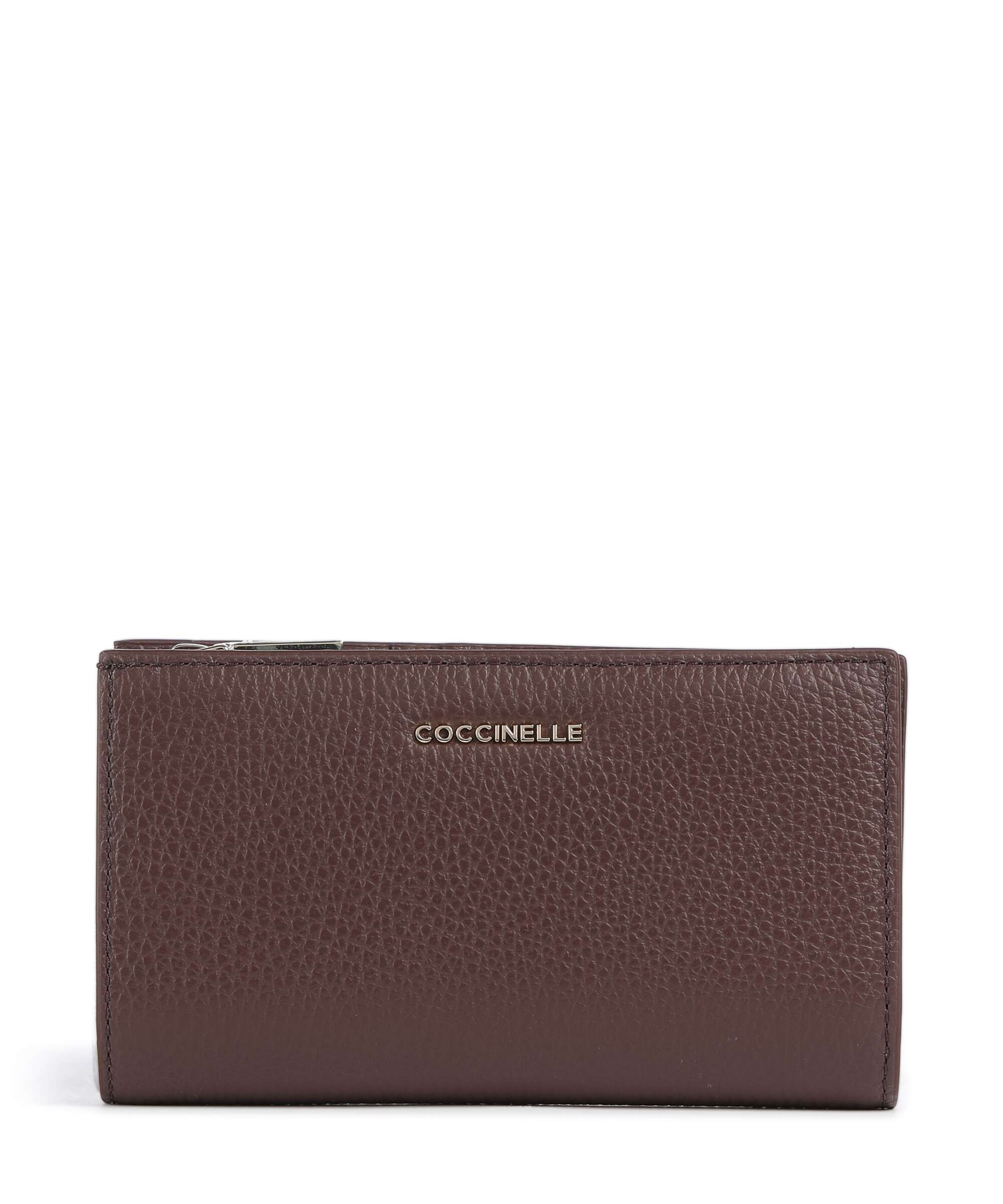 Coccinelle Metallic Soft Wallet berry