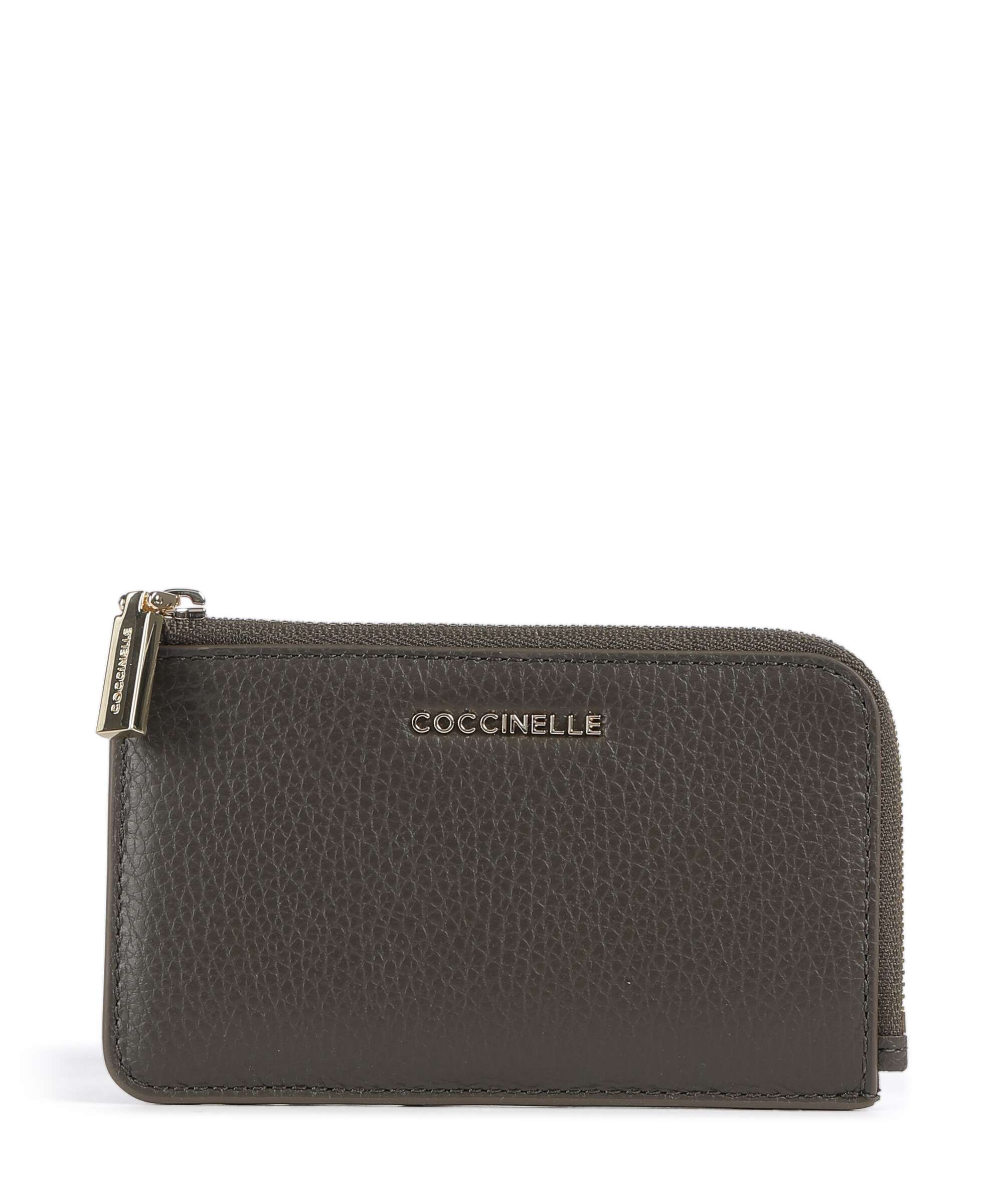 Coccinelle Metallic Soft Credit card holder fango