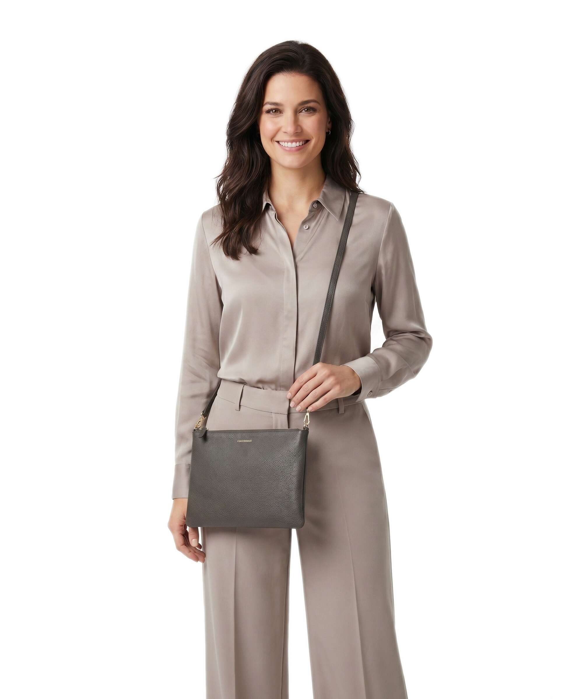 Coccinelle Best Crossbody bag fango