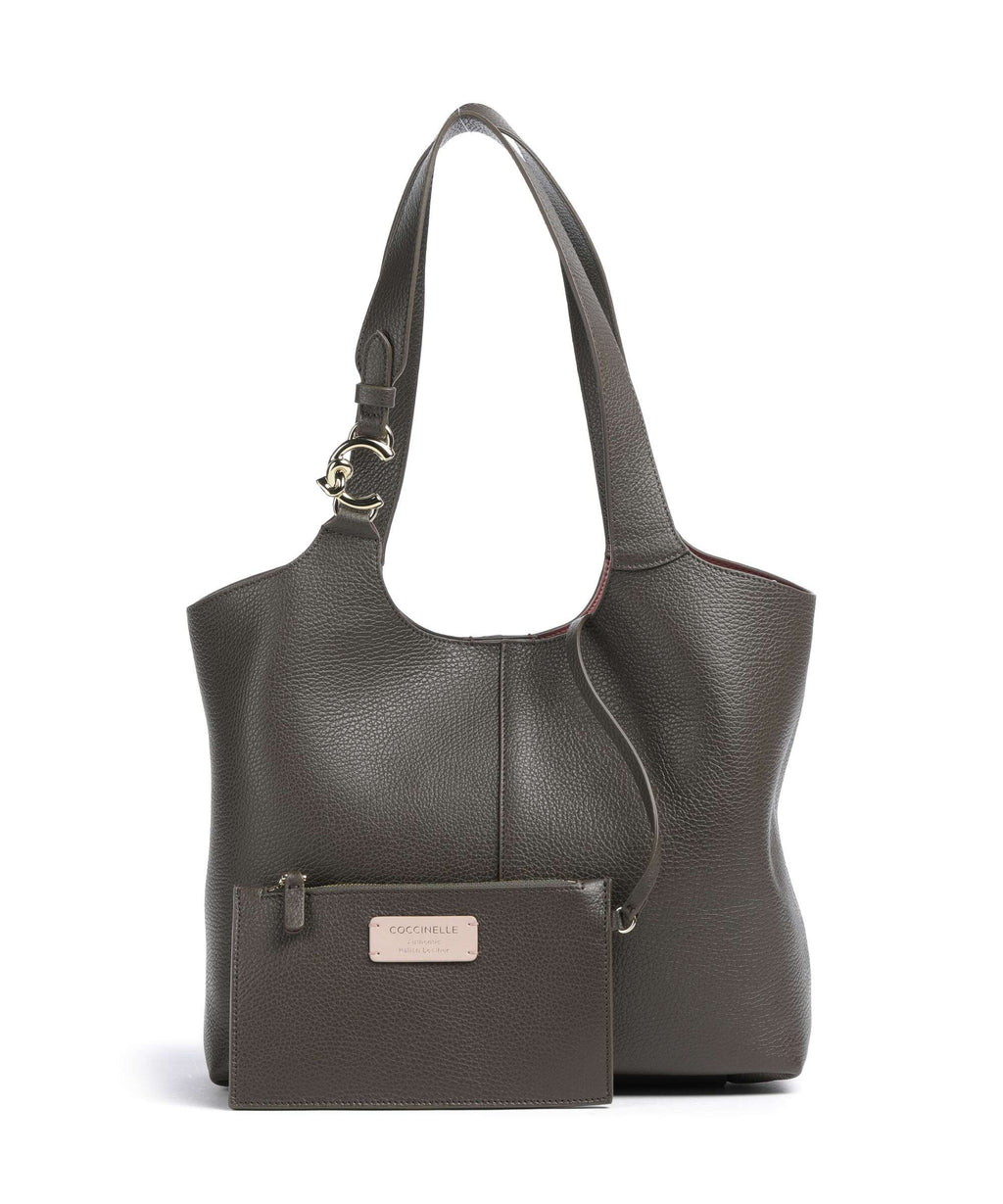 Coccinelle C-Easy Hobo bag fango