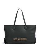 Love Moschino Bold Love Hammered Shopper black