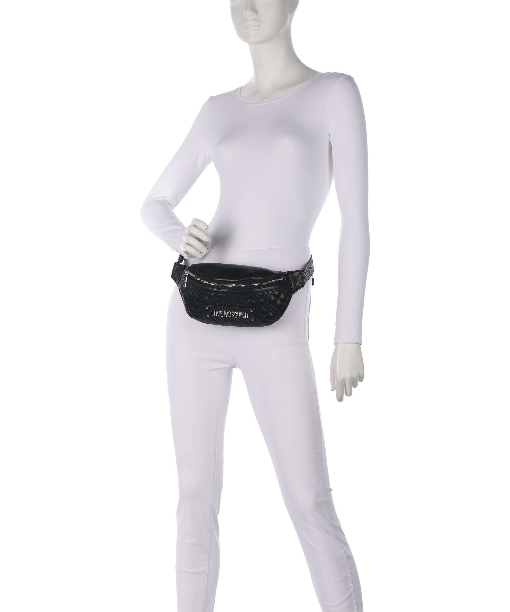 Love Moschino Quilted Fanny pack black
