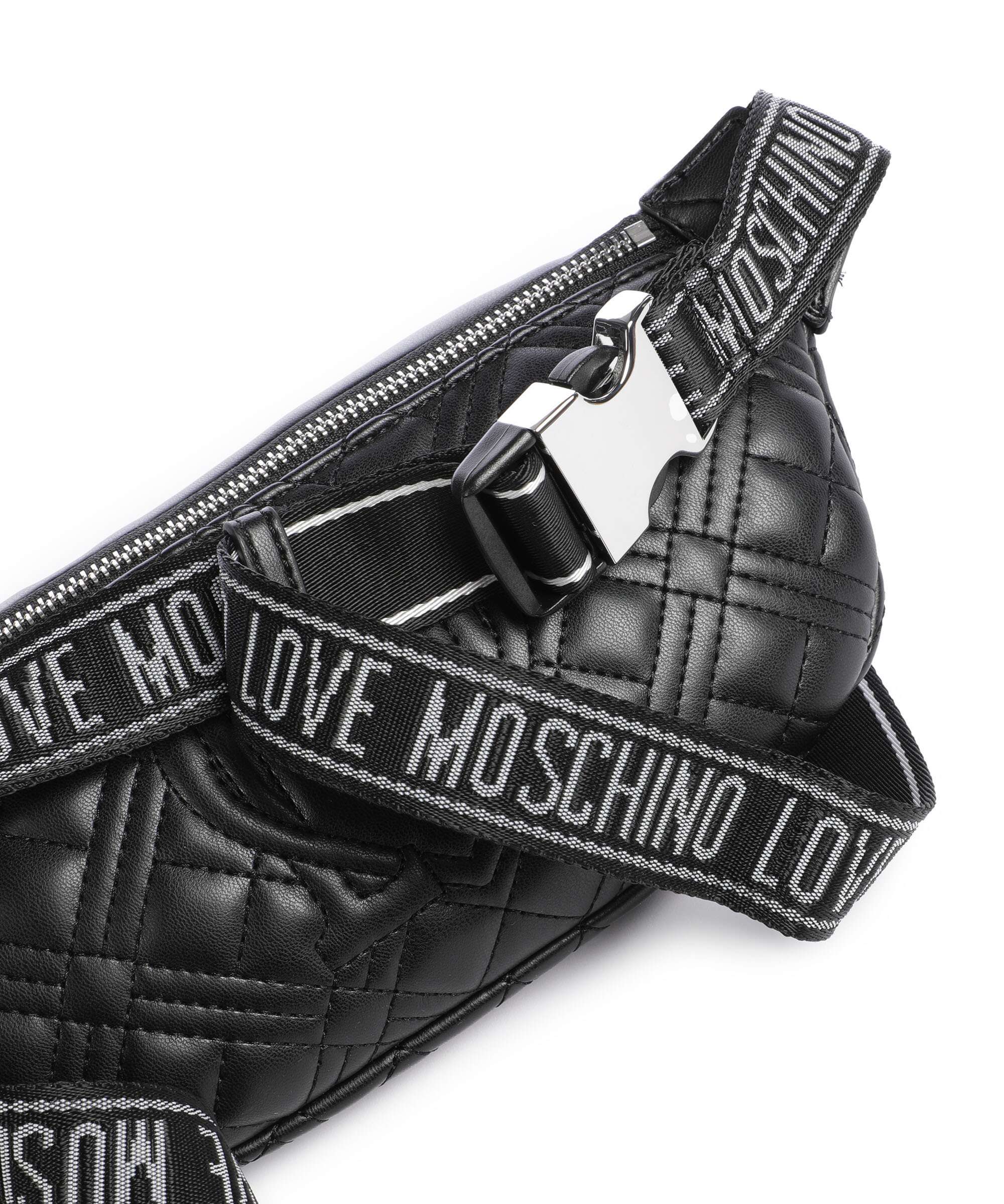 Love Moschino Quilted Fanny pack black