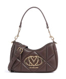 Love Moschino Embossed Q Torba preko ramena chocolate