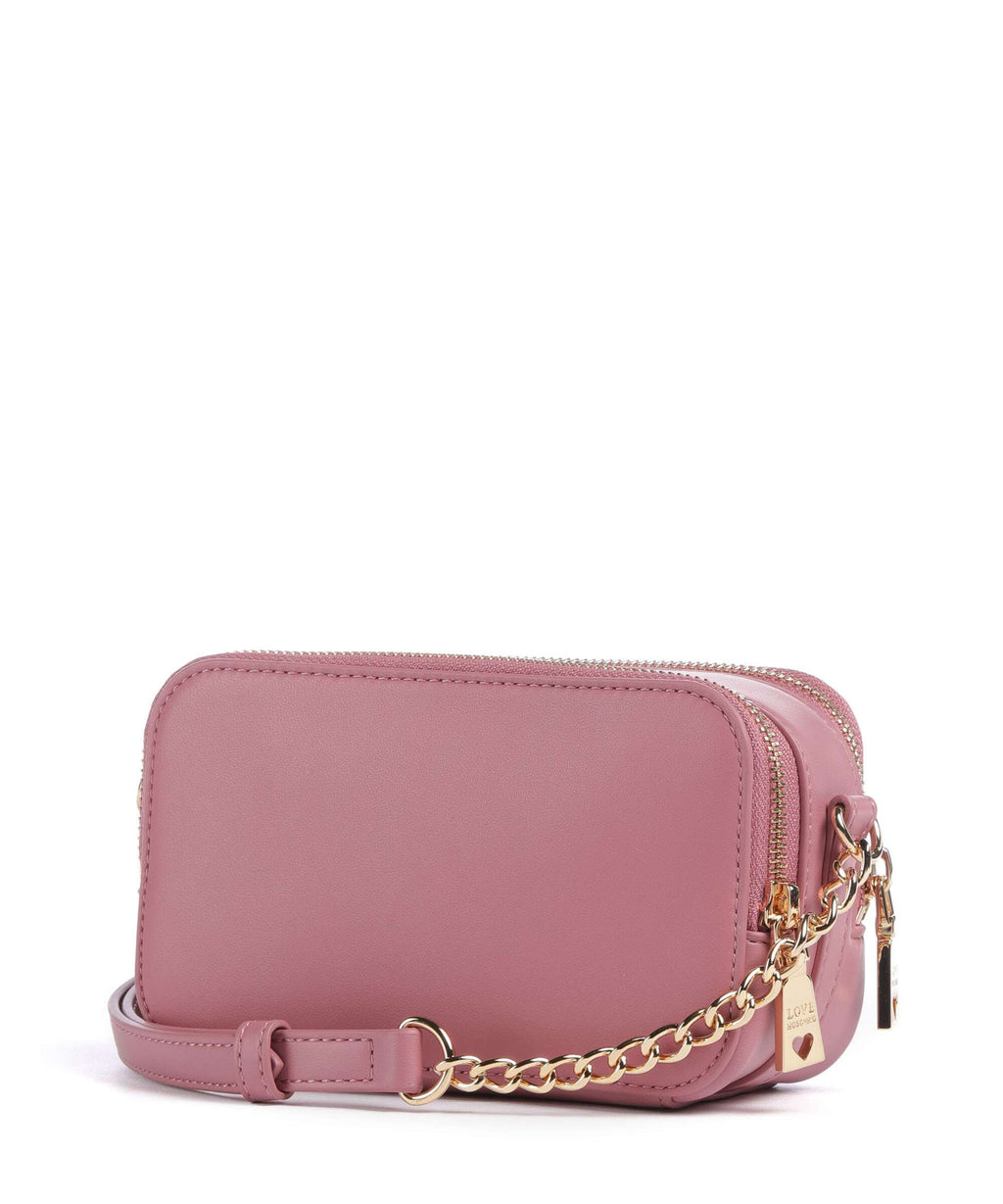 Love Moschino Lovely Love Crossbody bag old rose