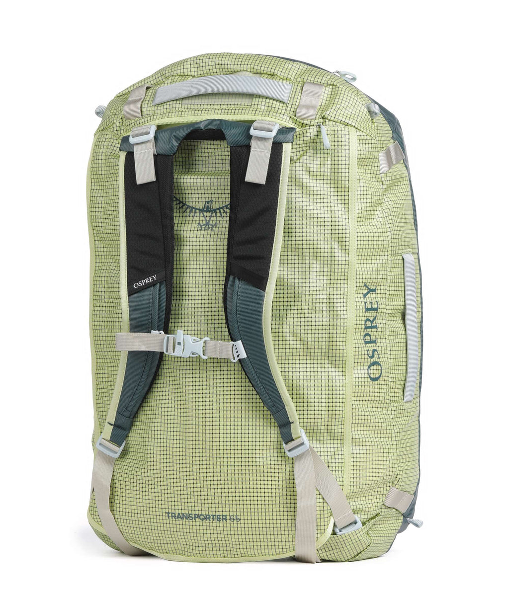 Osprey Transporter 65 Travel backpack glow dew/torrent blue