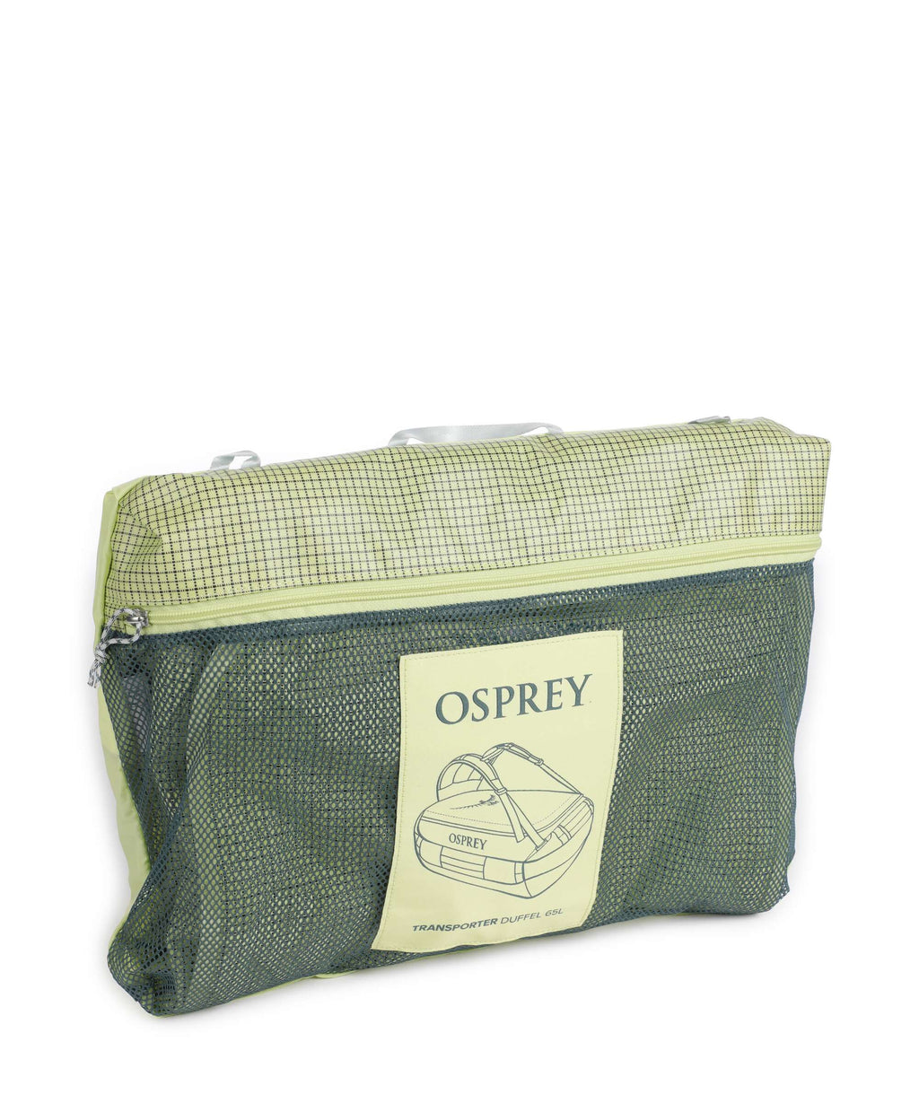Osprey Transporter 65 Travel backpack glow dew/torrent blue