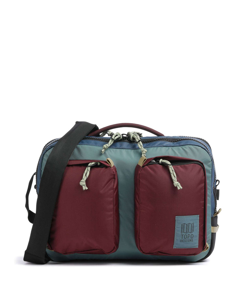 Topo Designs Global Briefcase dark denim/burgundy