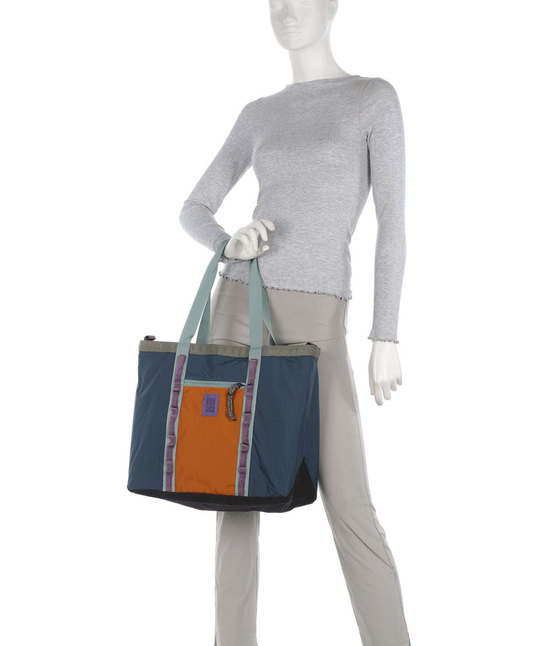 Topo Designs Mountain Utility Tote bag pond blue/spice