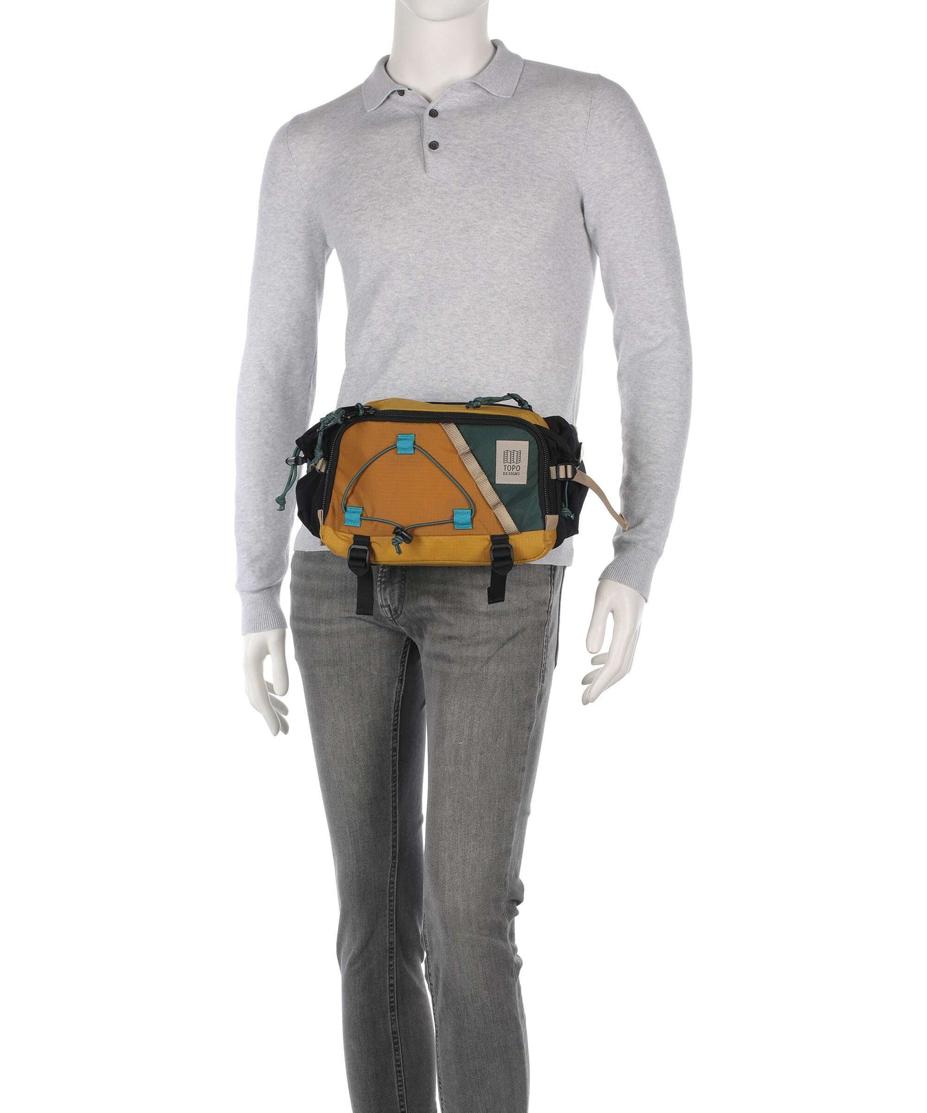 Topo Designs Mountain Hydro Fanny pack mustard/forest