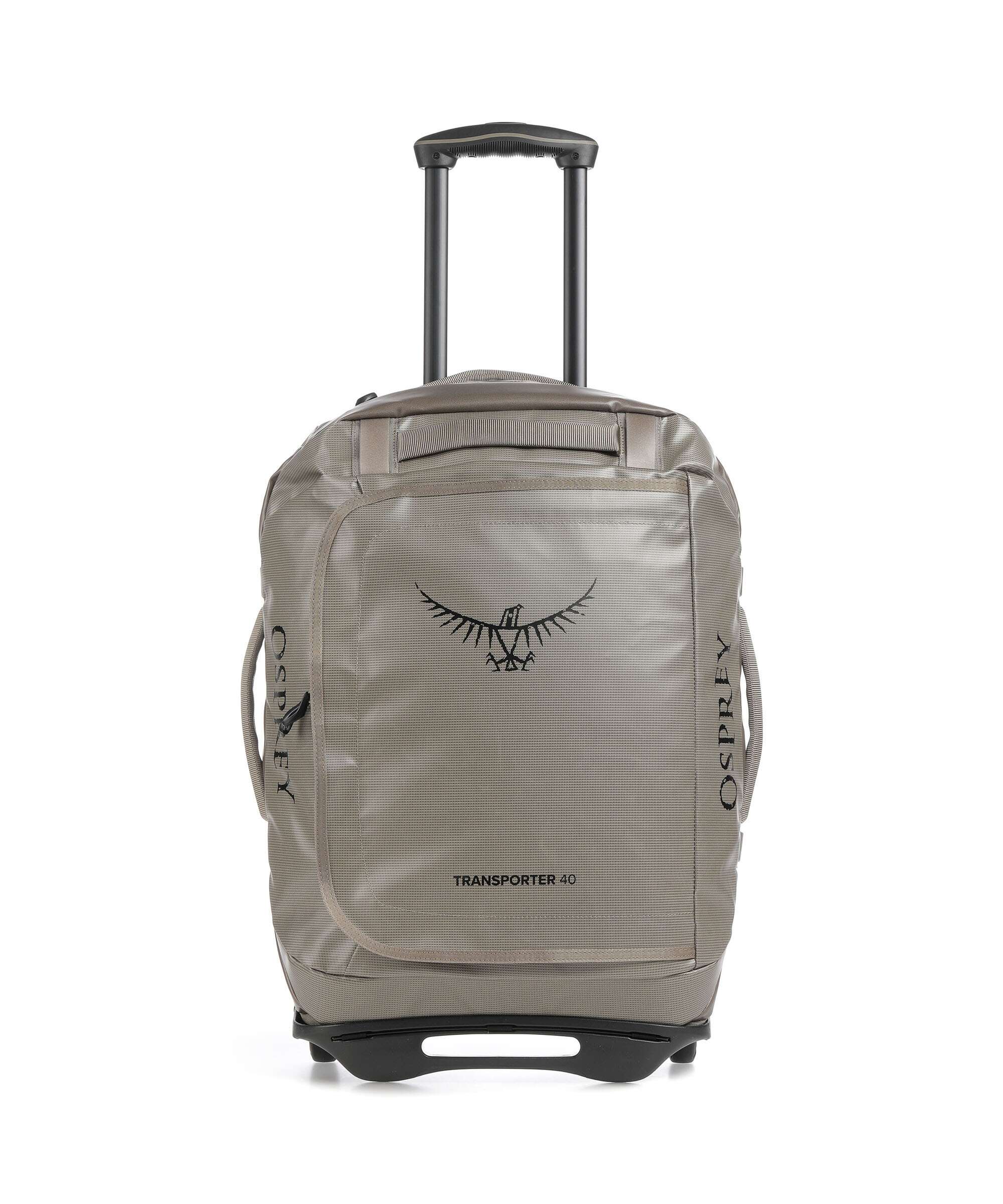 Osprey Rolling Transporter 40 Travel bag with wheels tan concrete