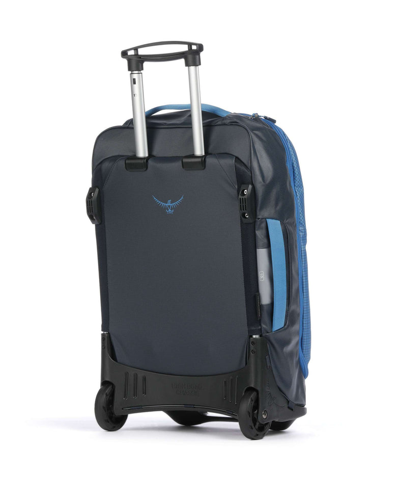 Osprey Transporter Carry-On Travel bag with wheels blue flame/scoria blue