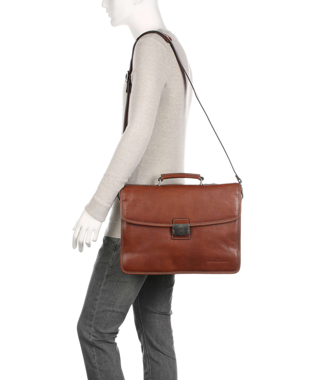 Castelijn & Beerens Verona Briefcase brown