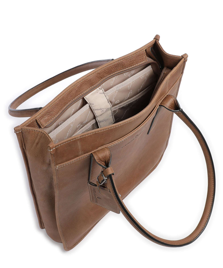 Castelijn & Beerens Carisma RFID Tote bag cognac