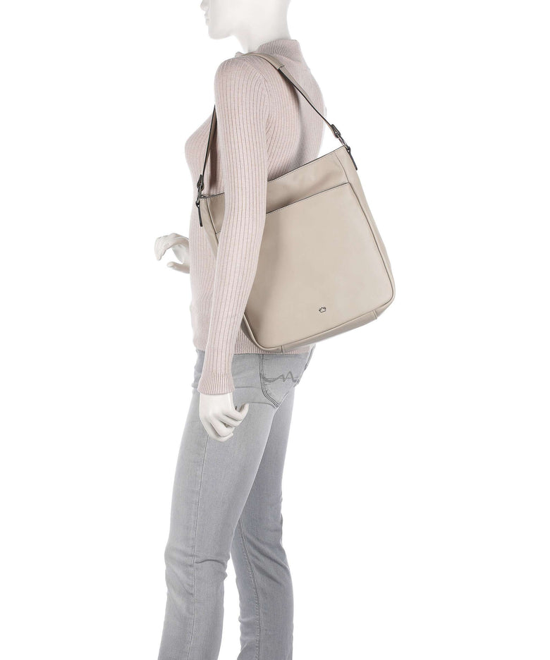 Castelijn & Beerens Babette Nappa Hobo bag beige