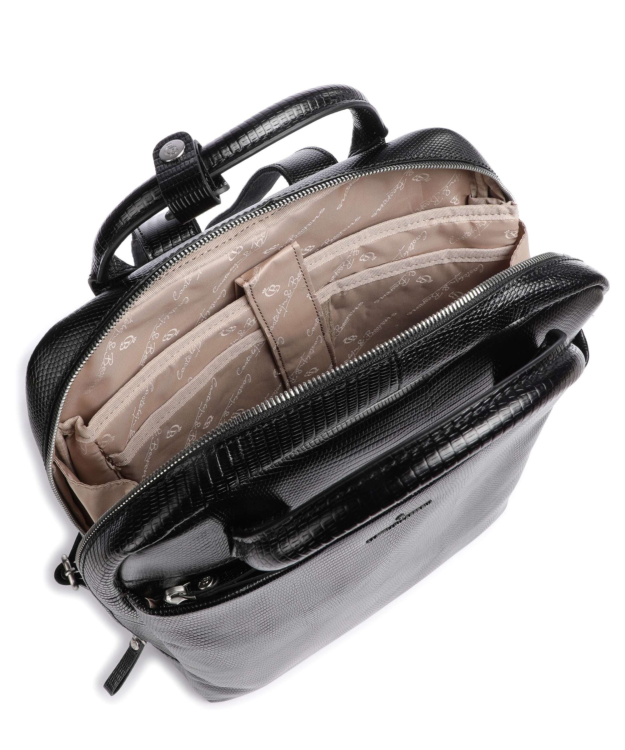 Castelijn & Beerens Donna Laptop backpack black