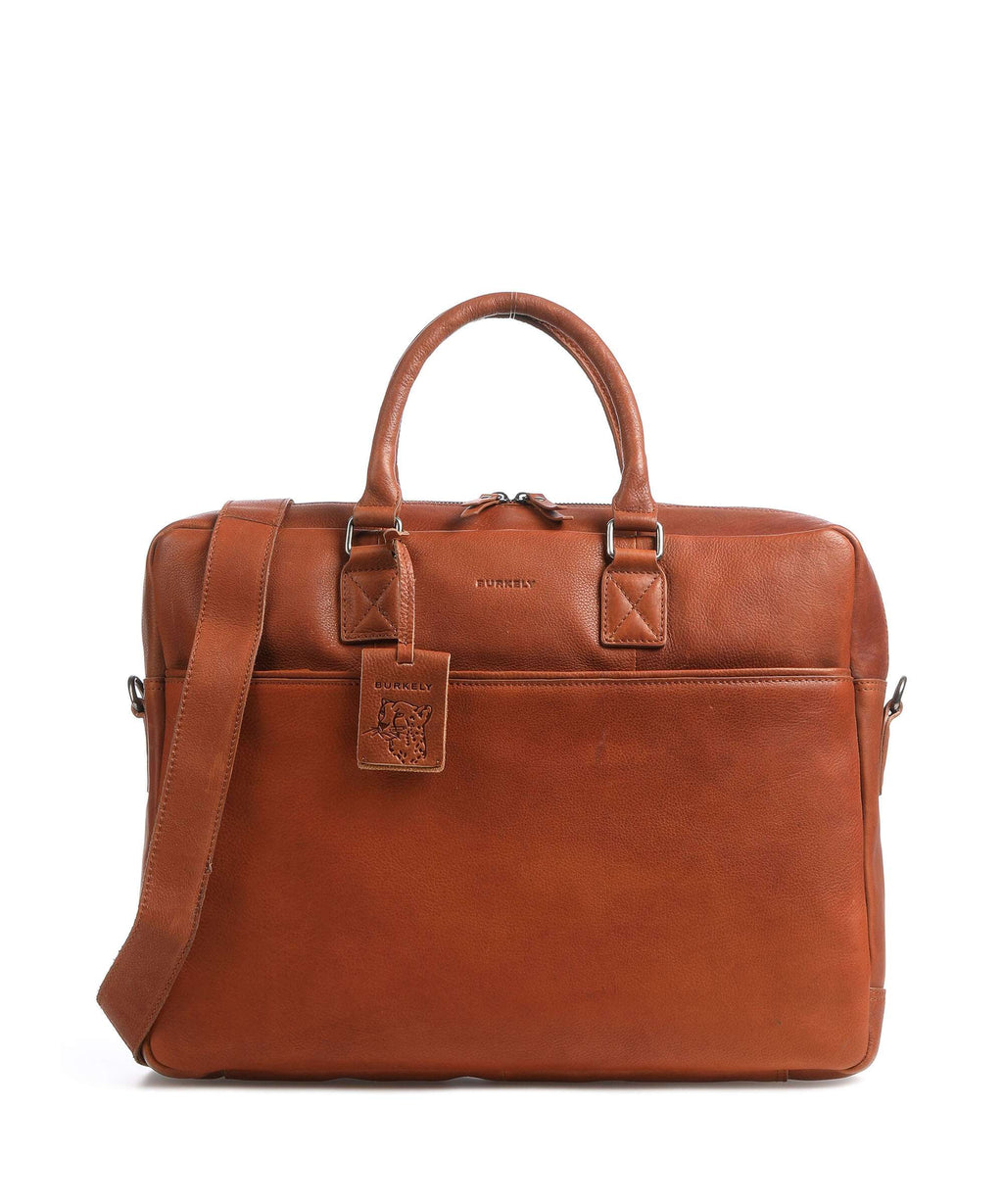 Burkely Antique Avery Briefcase cognac