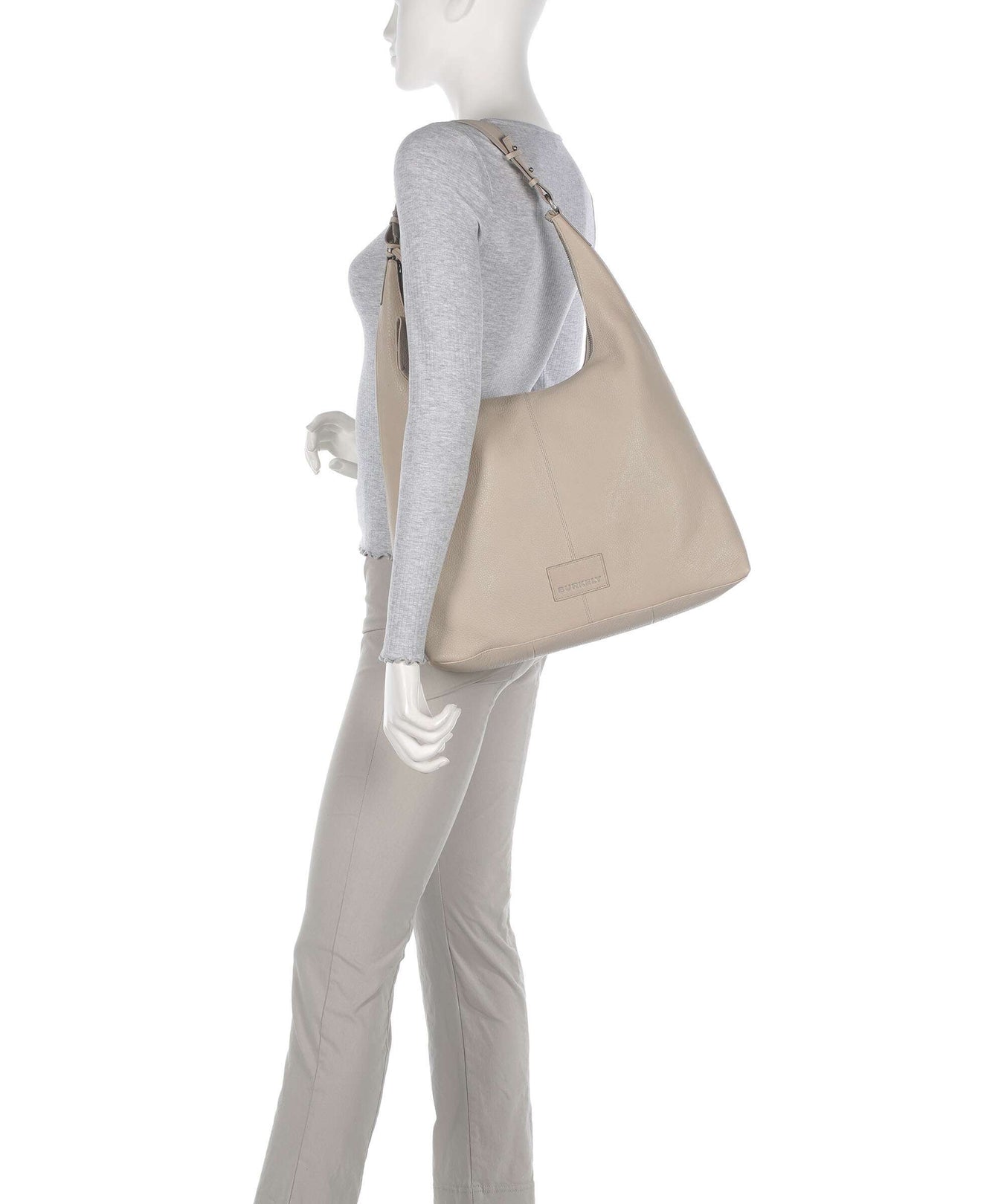 Burkely Soft Skylar Hobo bag generous grey