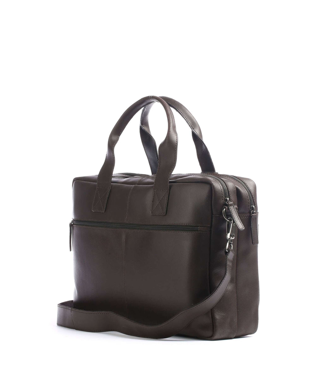 Burkely Vintage Jesse Briefcase dark brown